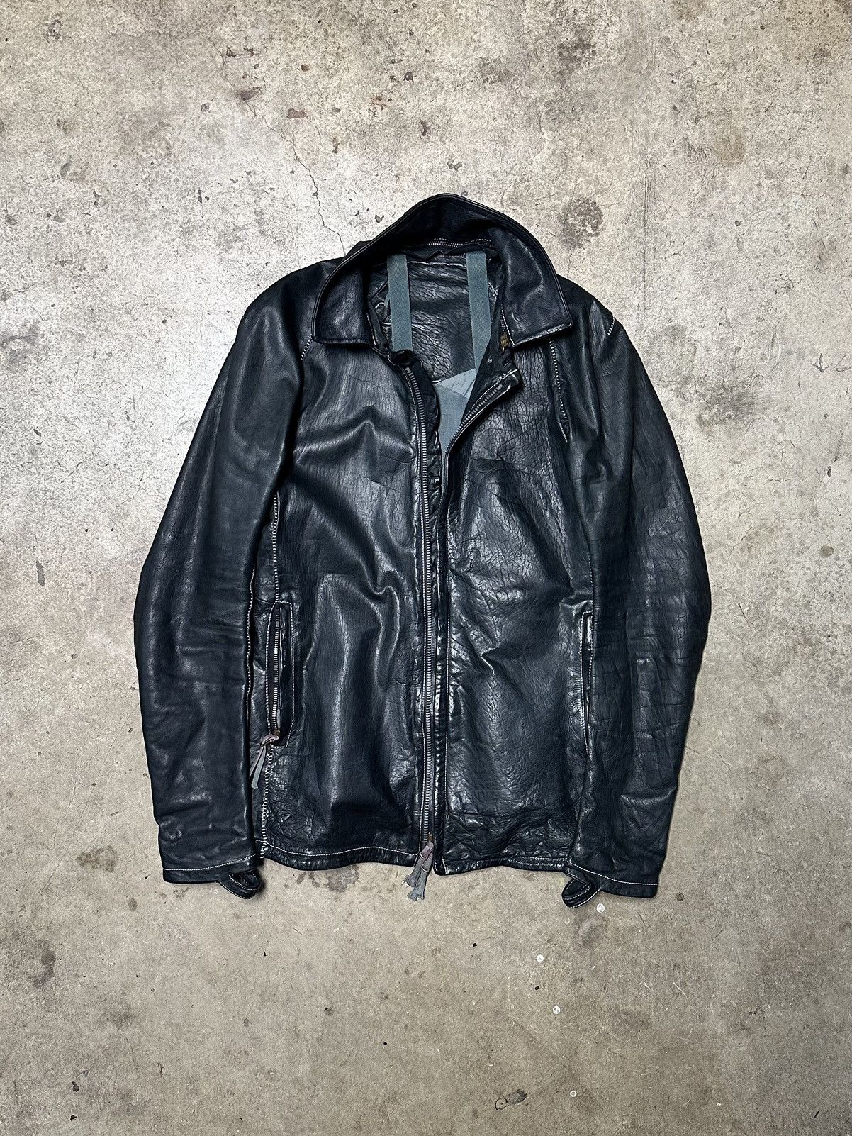 Boris Bidjan Saberi YAK LEATHER HOODED J2 Size US M / EU 48-50 / 2 - 3 Thumbnail