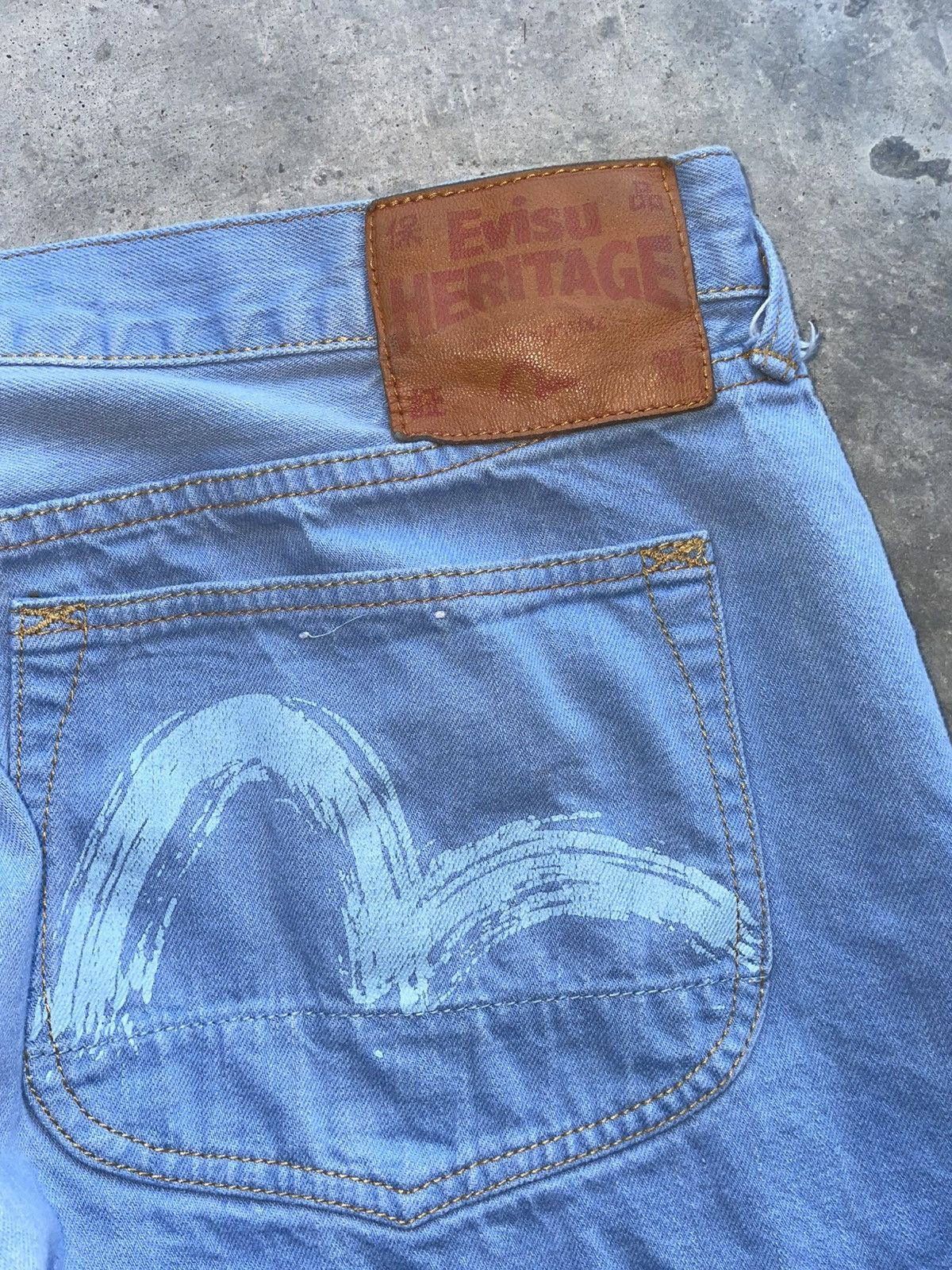 Evisu Vintage Evisu Jeans Size 36 Rare Volcano Seagull Japan Size US 36 / EU 52 - 6 Thumbnail