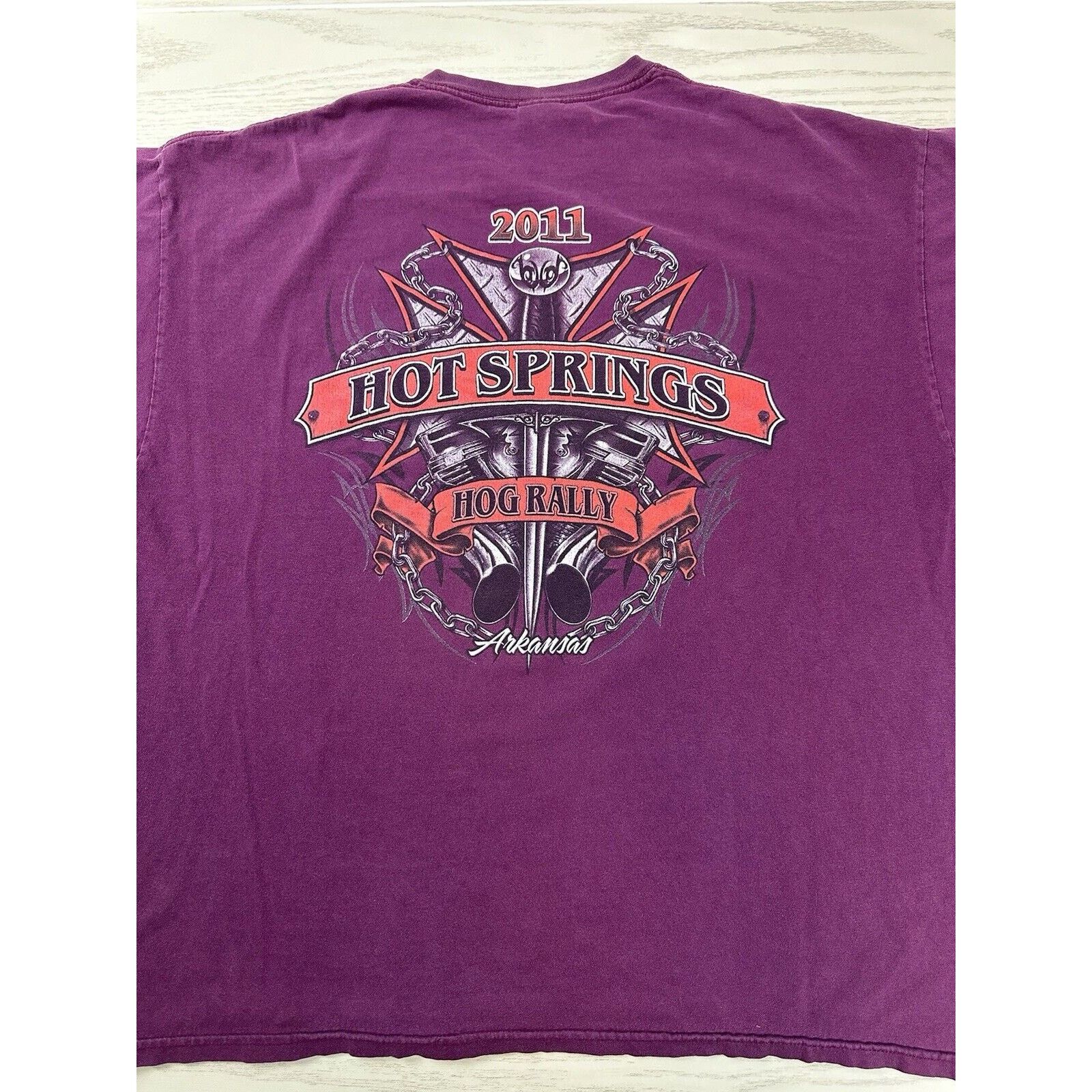 Gildan × Vintage Y2K Hot Springs Hog Rally Shirt Size US XXL / EU 58 / 5 - 6 Thumbnail