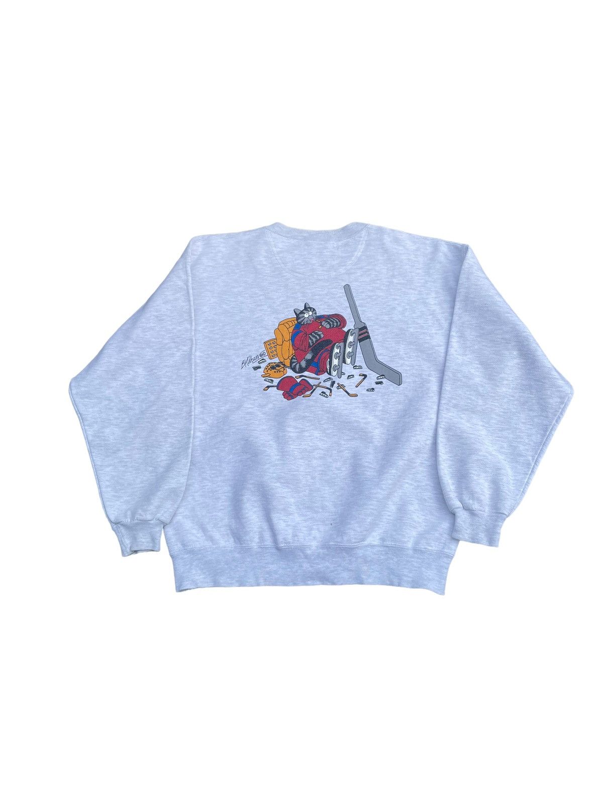 Vintage Vintage Crazy Shirt Happy Cat Crewneck Size US M / EU 48-50 / 2 - 5 Thumbnail