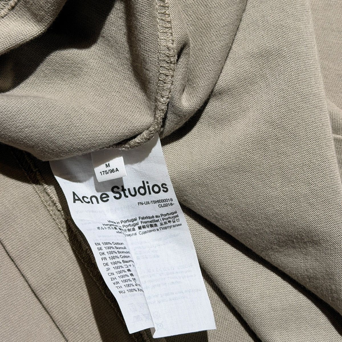 Acne Studios Classic extorr logo tee Size US M / EU 48-50 / 2 - 4 Thumbnail
