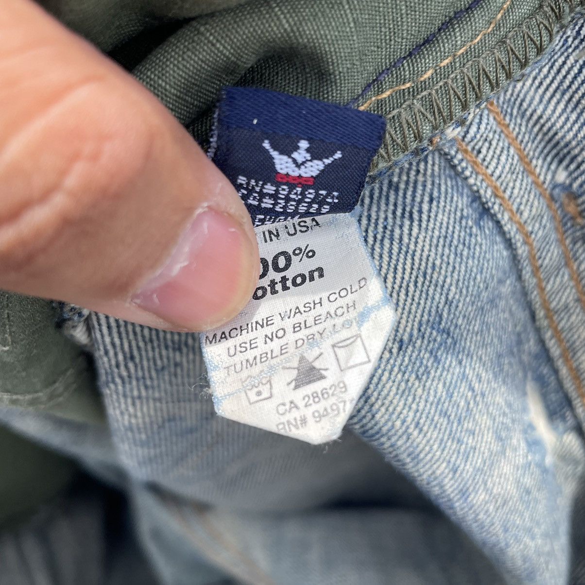 Stussy Vintage Distress Stussy Crown Rough Denim Size US 32 / EU 48 - 10 Thumbnail
