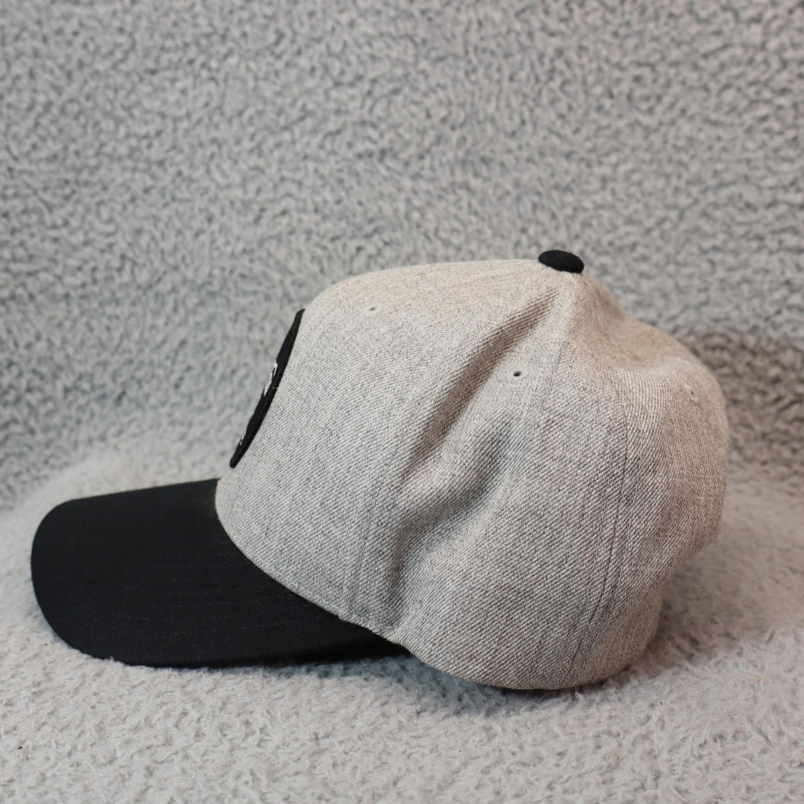 Off-White Brixton MFG Hat Cap SnapBack Black Grey Outdoors Patch Size ONE SIZE - 4 Thumbnail