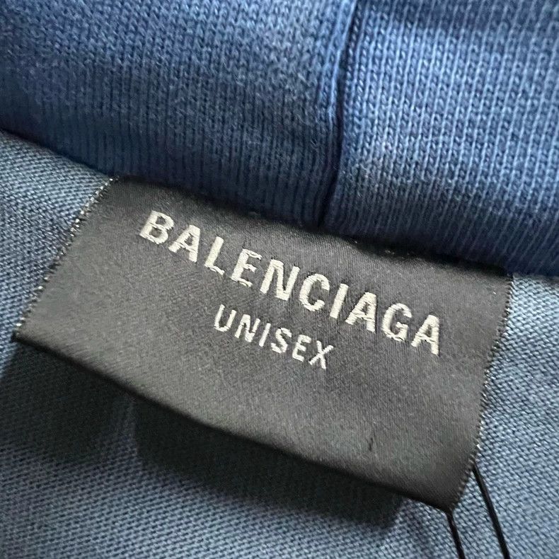 Balenciaga Balenciaga Logo Hoodie with Distressed Details-2507 Size US L / EU 52-54 / 3 - 3 Thumbnail