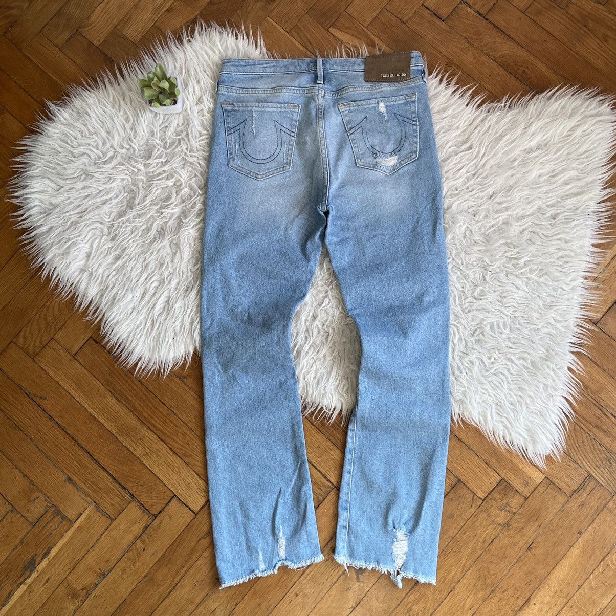If Six Was Nine × True Religion 📌 Crazy True Religion Halle Mid Rise Skinny Y2K Denim Jeans Size 27" / US 4 / IT 40 - 1 Thumbnail