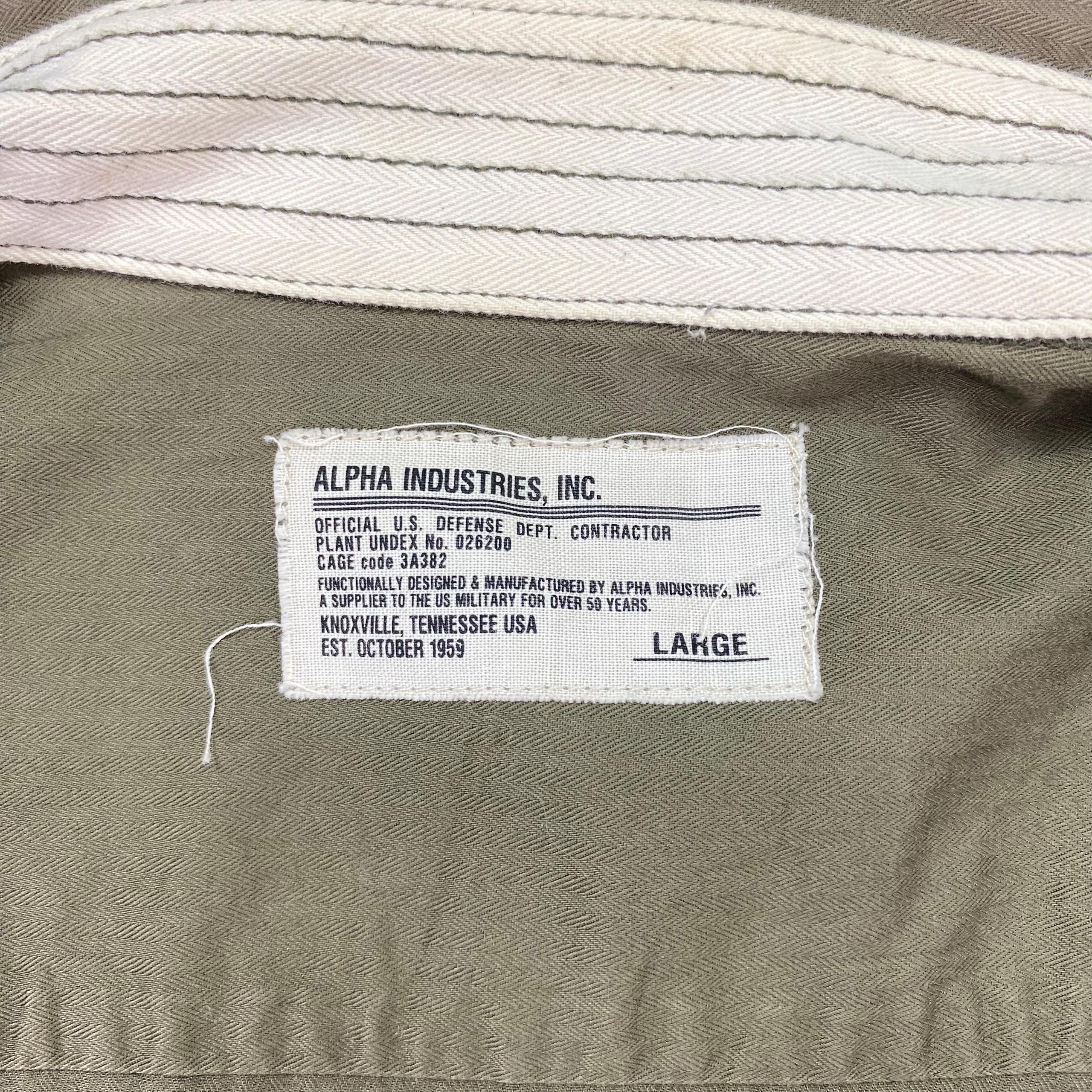 Alpha Industries Vintage Alpha Industry Millitary Army Jacket Size US L / EU 52-54 / 3 - 9 Thumbnail