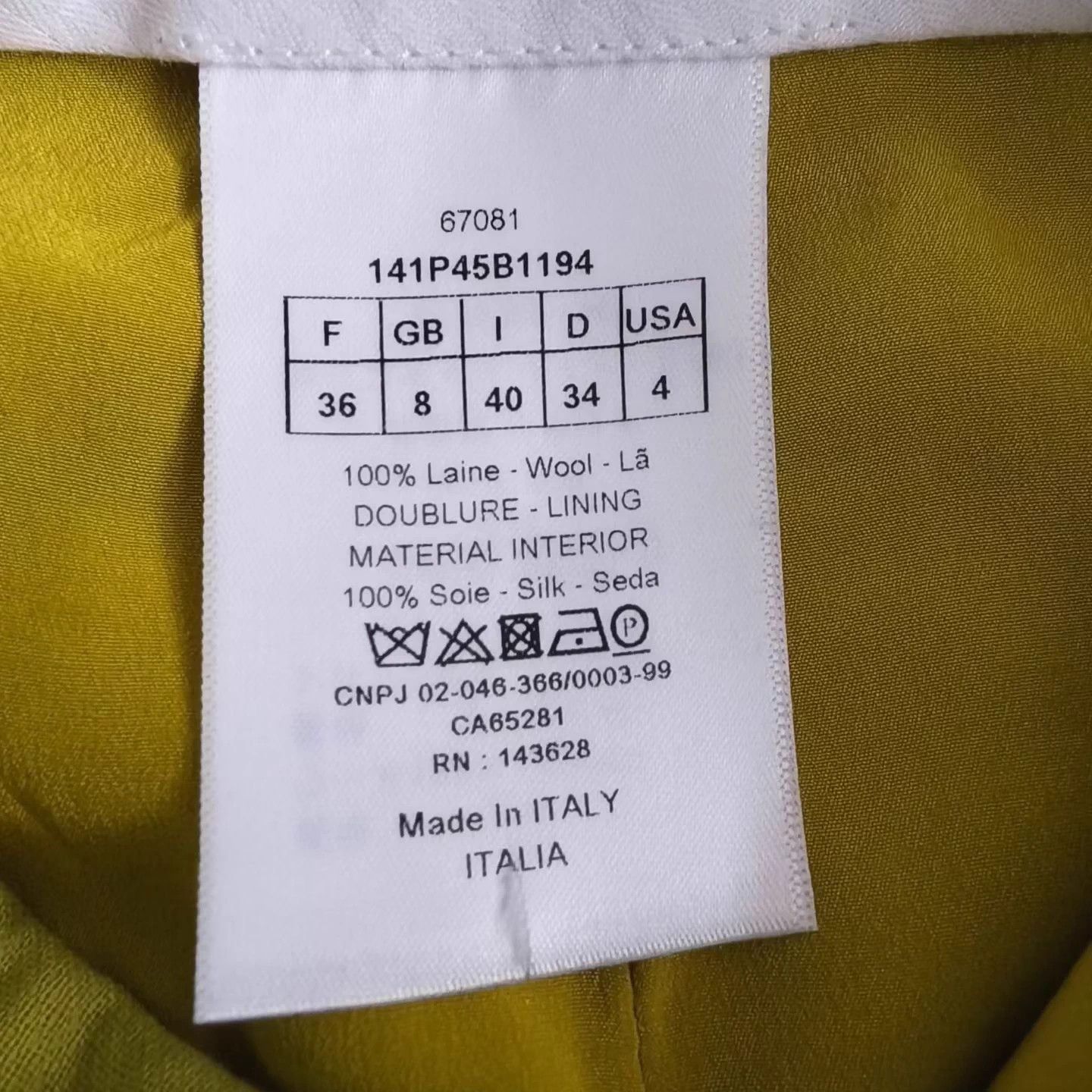 Dior Dior Women's CDlogo Wool Pants Skirt 36 Size 26" / US 2 / IT 38 - 4 Thumbnail