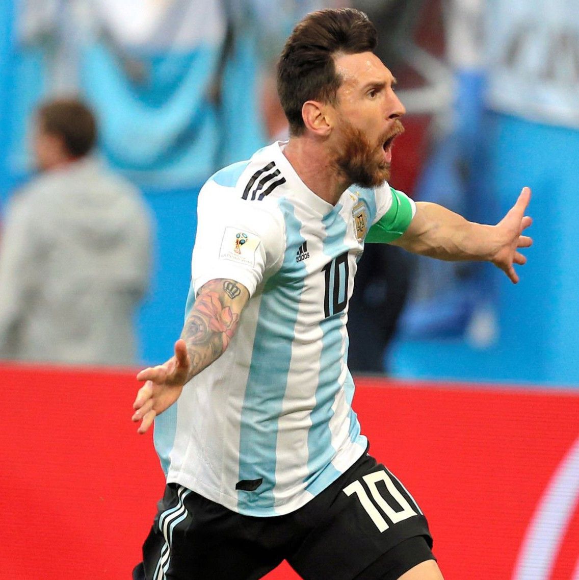 Adidas Argentina World Cup 2018 Home Jersey Lionel Messi Size US M / EU 48-50 / 2 - 12 Thumbnail