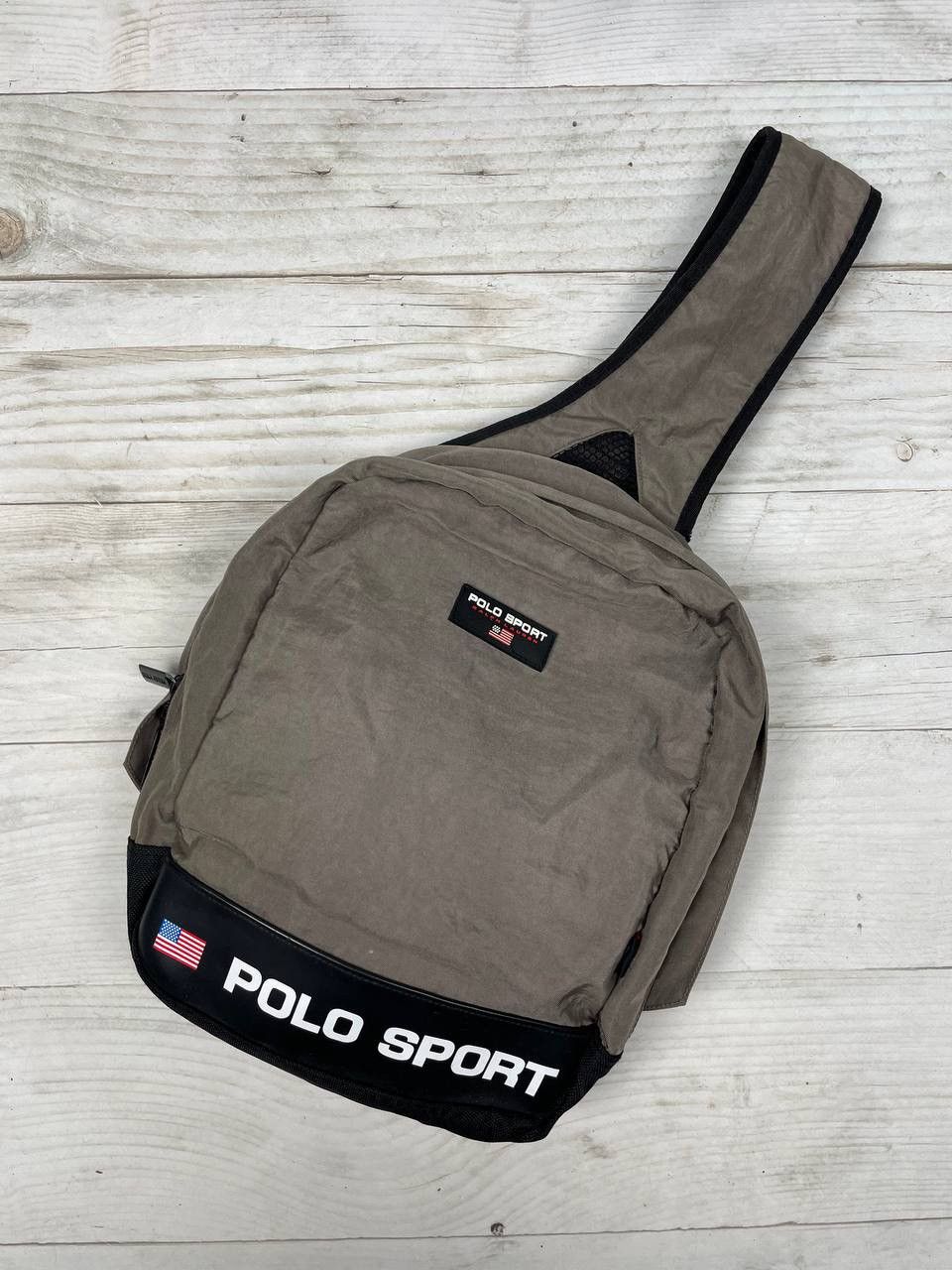 Polo Ralph Lauren x Vintage Polo Sport Ralph Laurent Crossbody Sling Bag in Grey, Men's