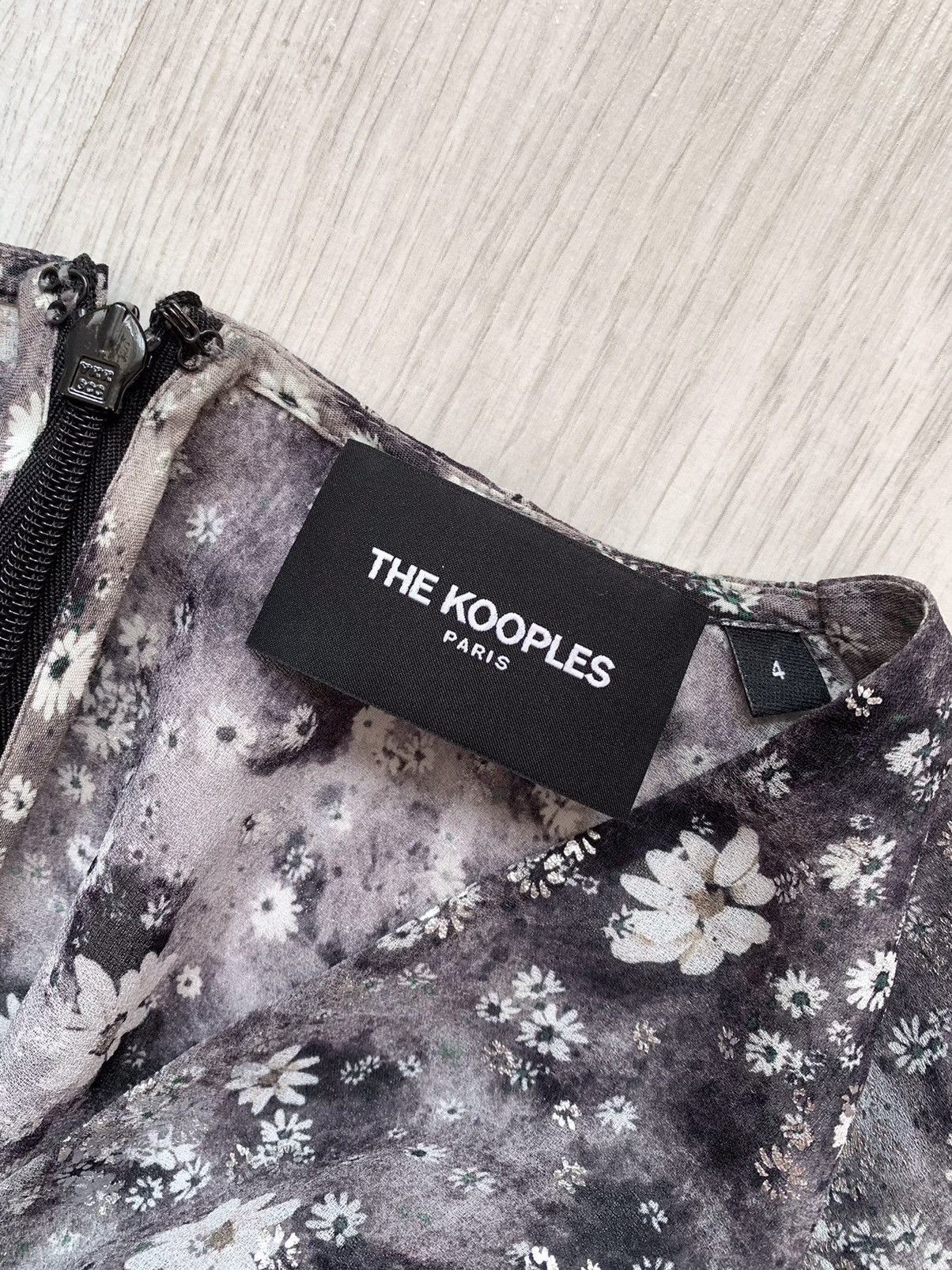 The Kooples THE KOOPLES PARIS Floral Print V-neck Mini Dress Size 4 Size L / US 10 / IT 46 - 5 Thumbnail