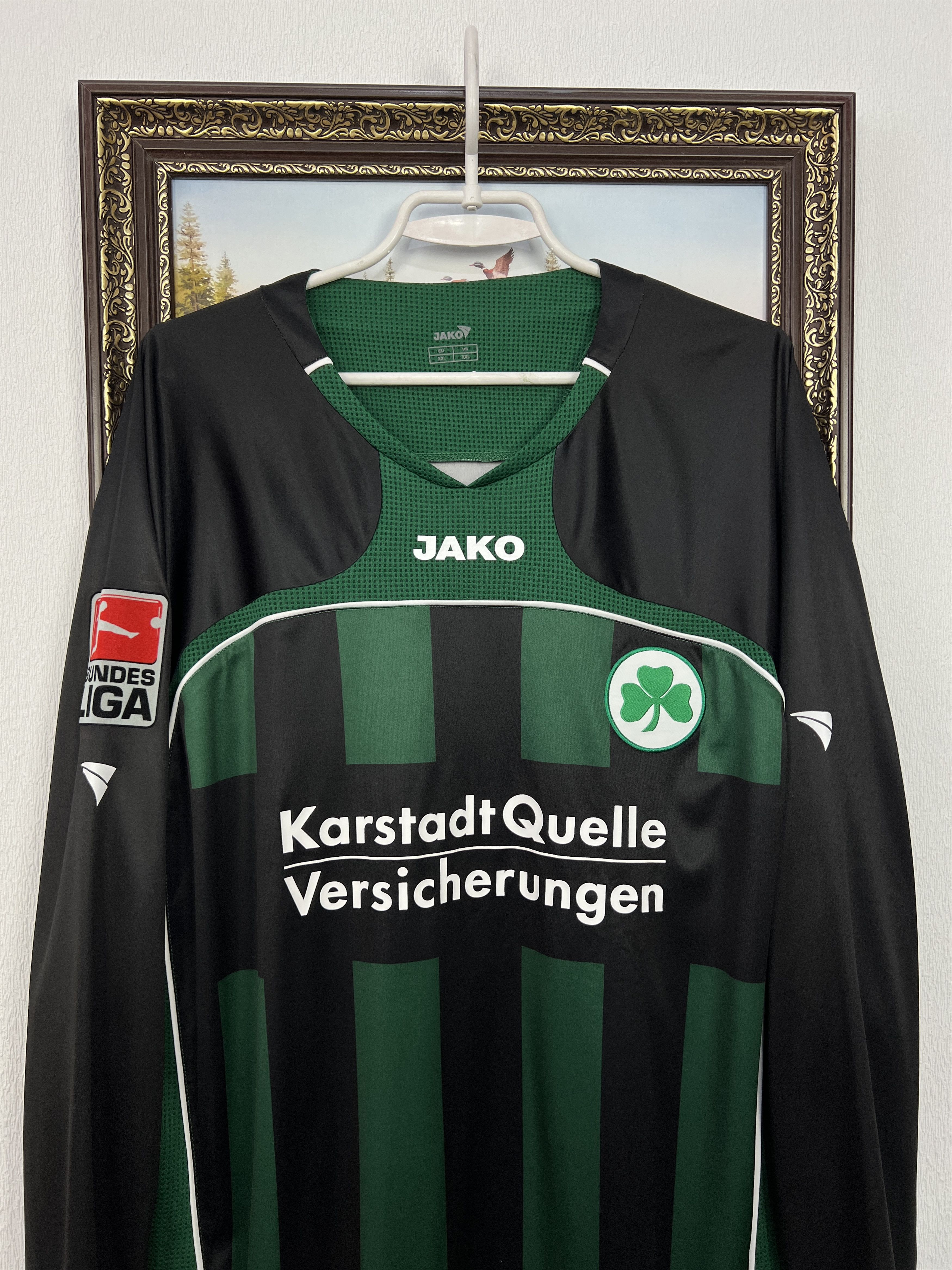Vintage Greuther Furth football shirt Player Long Sleeve Jersey Size US XXL / EU 58 / 5 - 2 Thumbnail