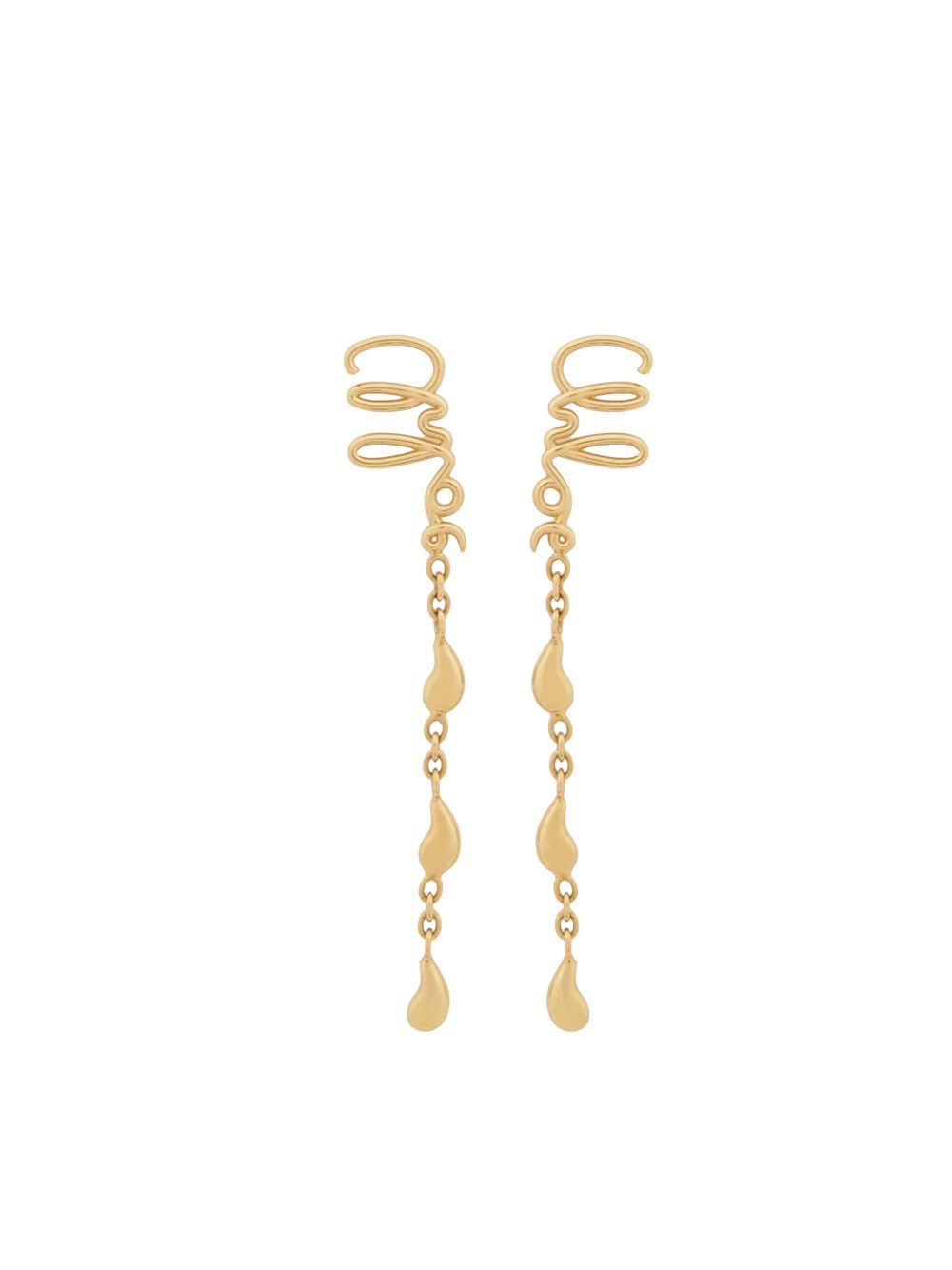 Chloe CHLOE` LOGO EARRINGS Size ONE SIZE - 1 Thumbnail