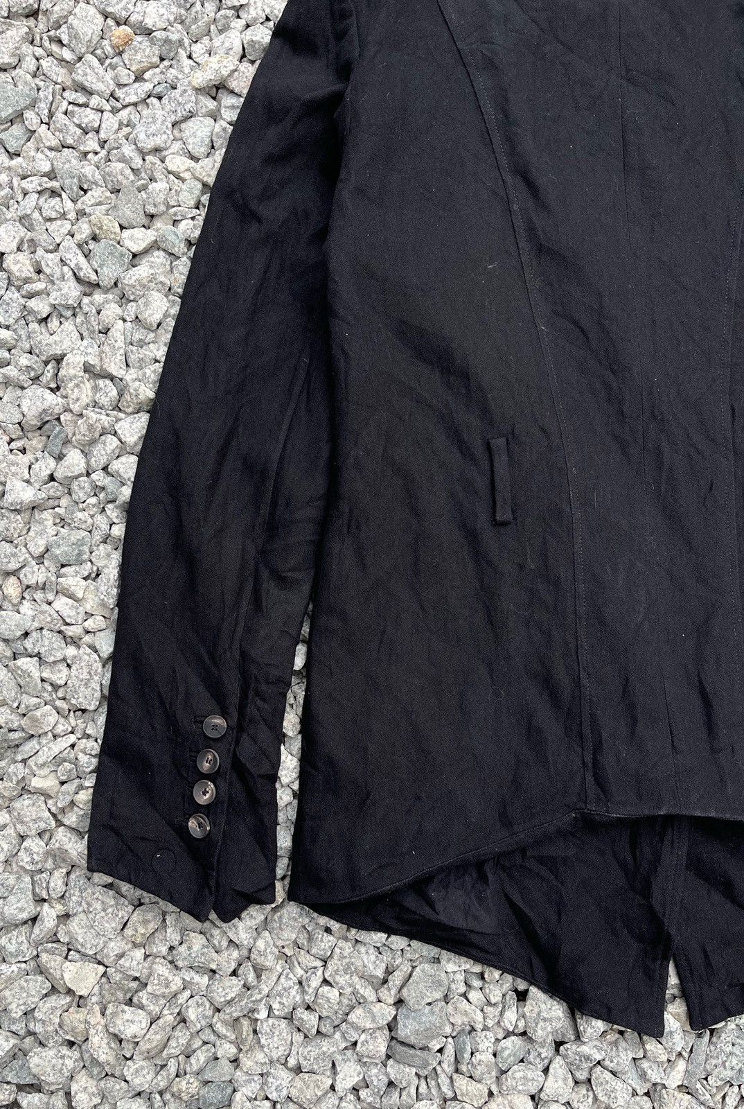 Helmut Lang 🔥 HELMUT LANG 'SAMURAI' ASYMMETRICAL BUTTON JACKET Size US S / EU 44-46 / 1 - 14 Thumbnail