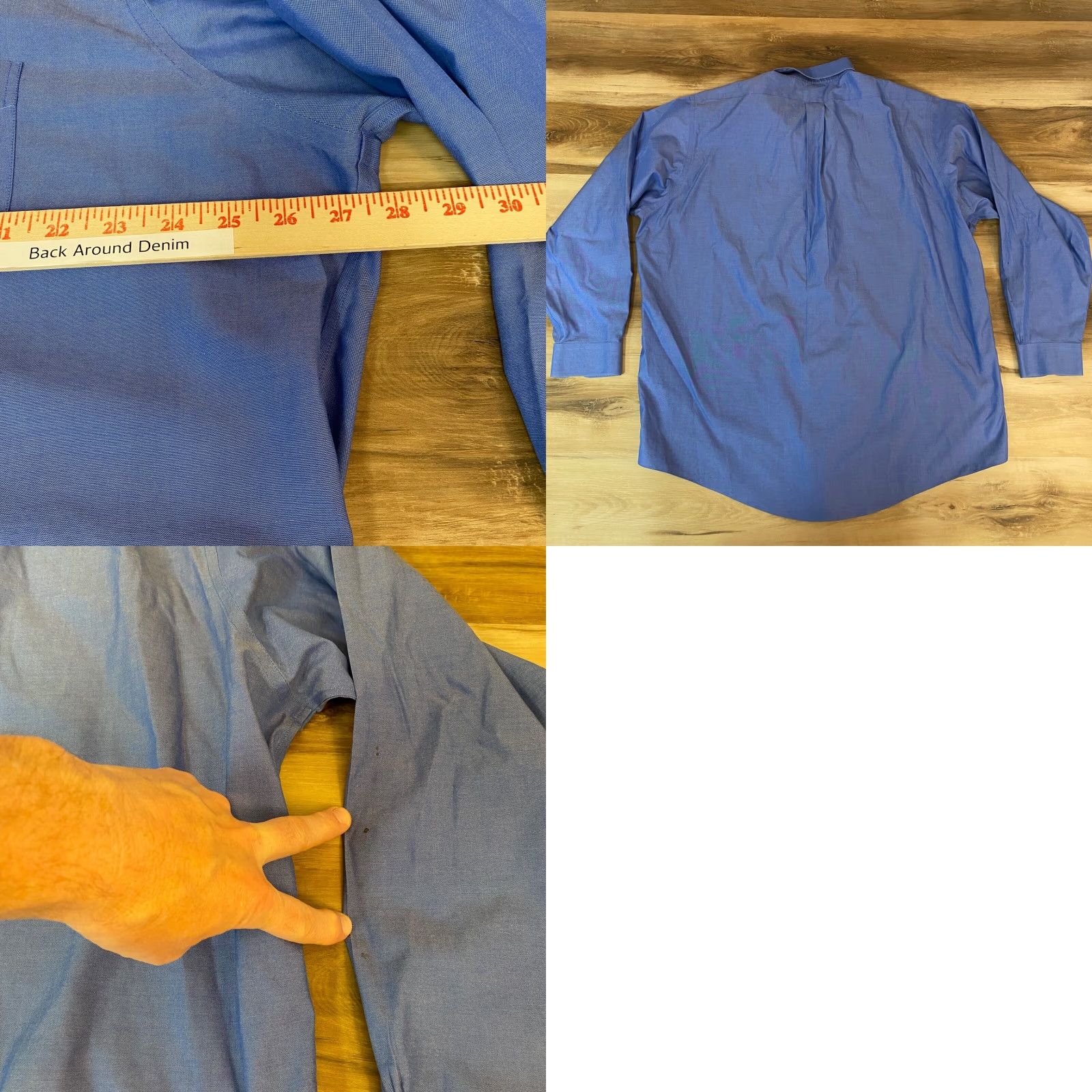 Brooks Brothers VINTAGE Brooks Brothers Shirt Mens 17.5 - 35 Blue Button Down Cotton Non Iron Dress Shirt, Classic Fit, Long Sleeve, Button-Down Collar Mens Size US XXL / EU 58 / 5 - 8 Thumbnail