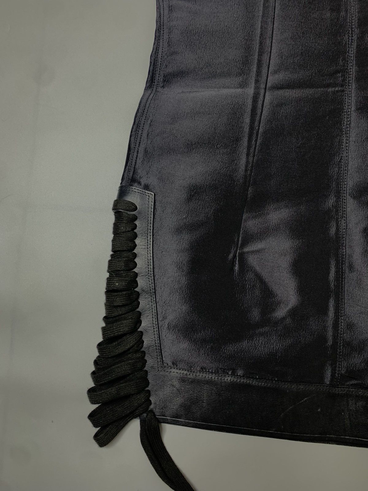 Rick Owens Rick Owens “Vicious” Spring/Summer 2014 — Leather Vest Size S / US 4 / IT 40 - 21 Thumbnail