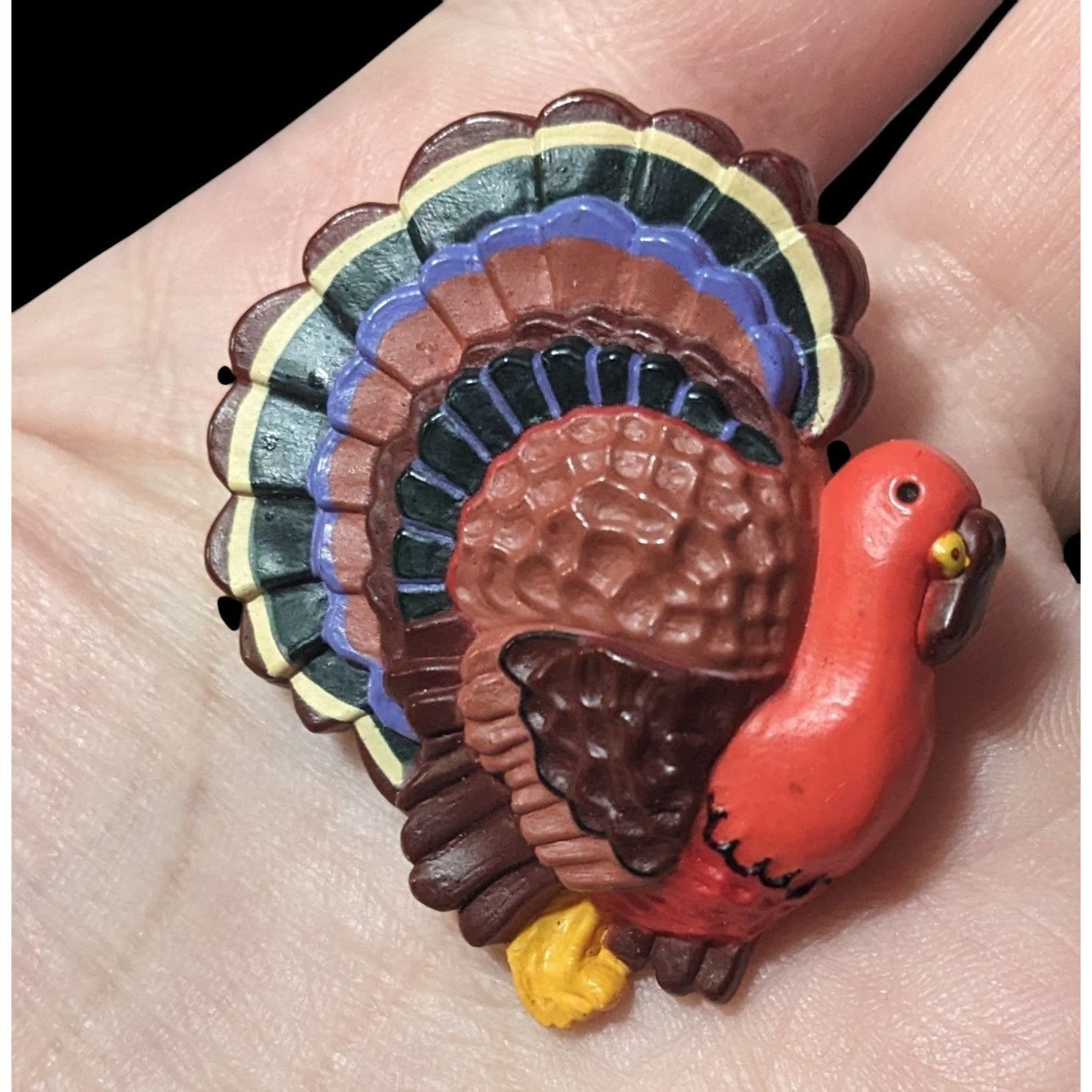 Other Vintage Thanksgiving Turkey Brooch by Hallmark Size ONE SIZE - 2 Thumbnail