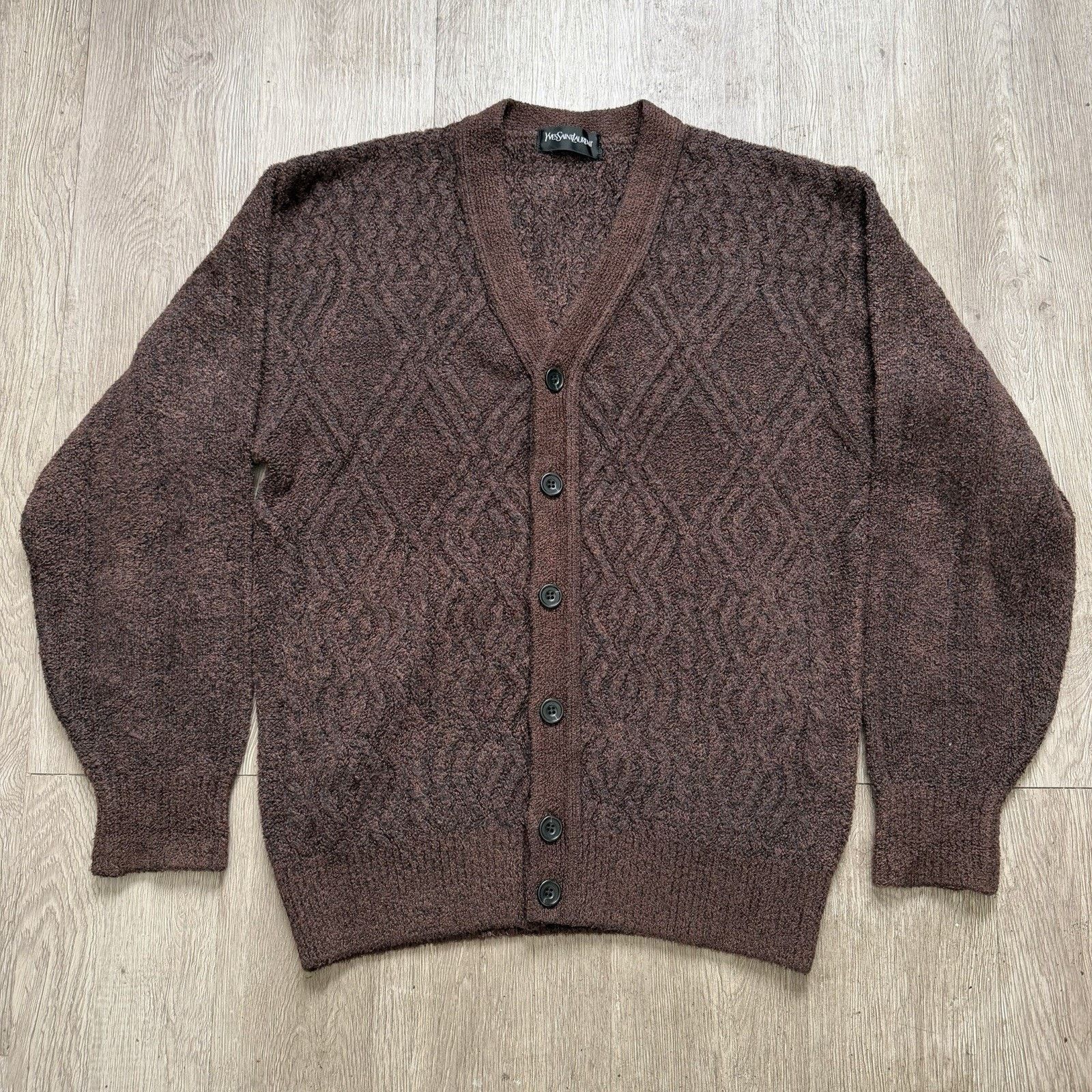Yves Saint Laurent Saint Laurent Cashmere knitted cardigan shirt