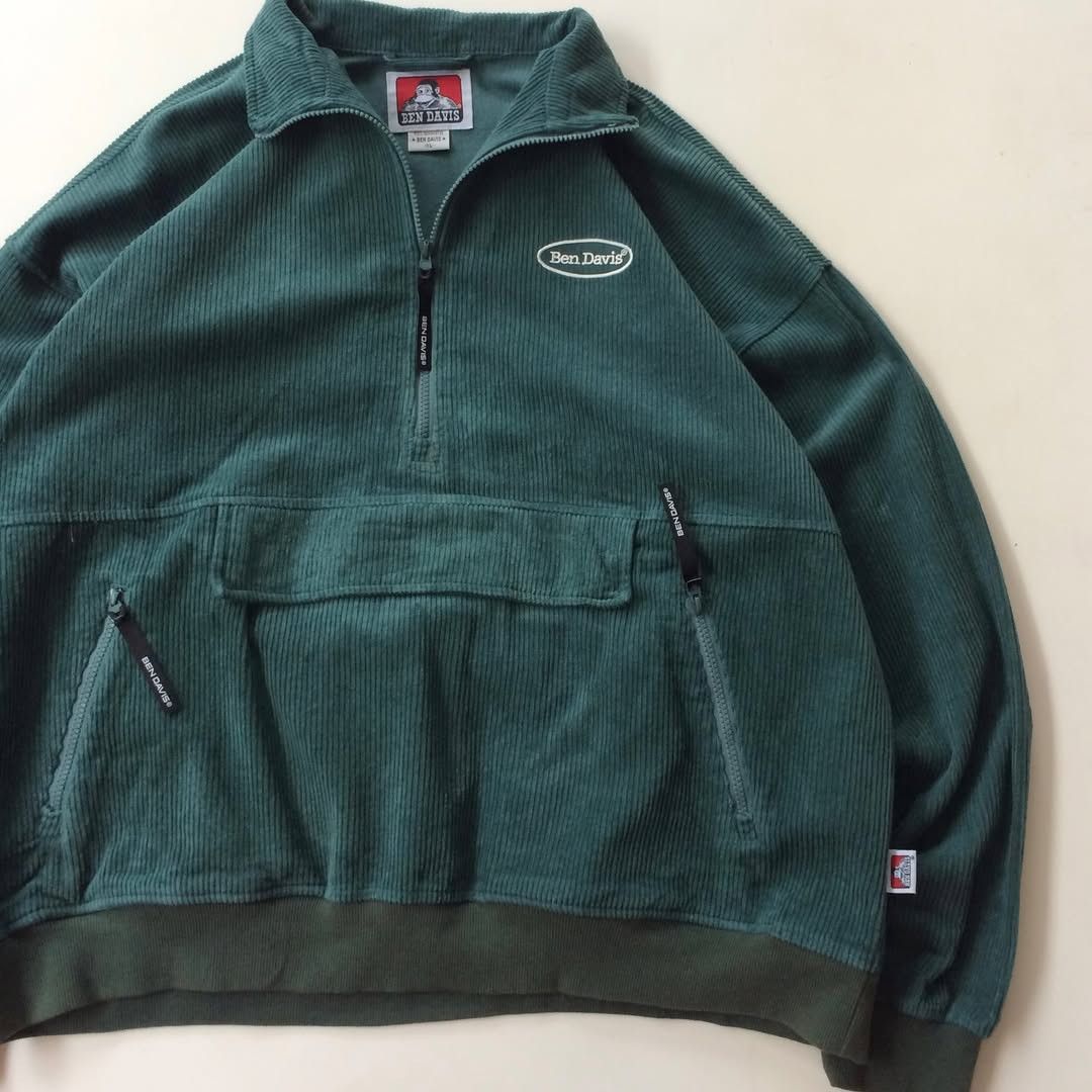 Ben Davis Ben Davis Corduroy Half‑Zip Size US XL / EU 56 / 4 - 7 Thumbnail