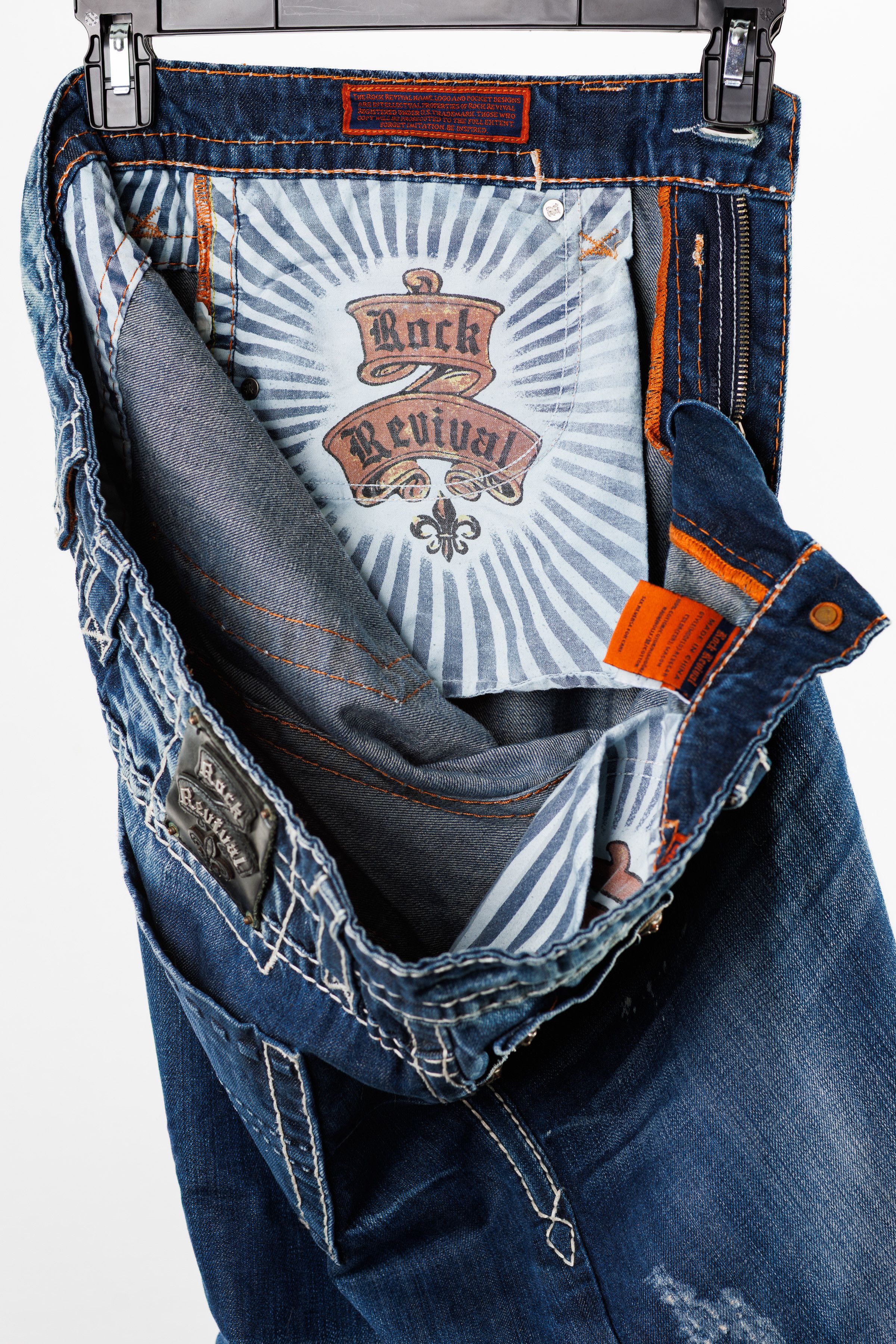 Rock Revival Rock Revival “Mason” RE8664R Straight Jeans — Men’s 36x32 Size US 36 / EU 52 - 10 Thumbnail
