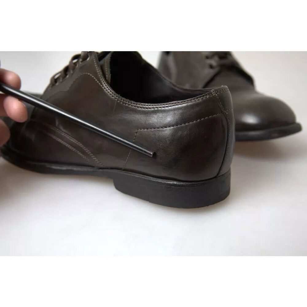 Dolce & Gabbana Dolce & Gabbana Green Leather Mens Formal Dress Shoes Size US 6 / EU 39 - 8 Thumbnail