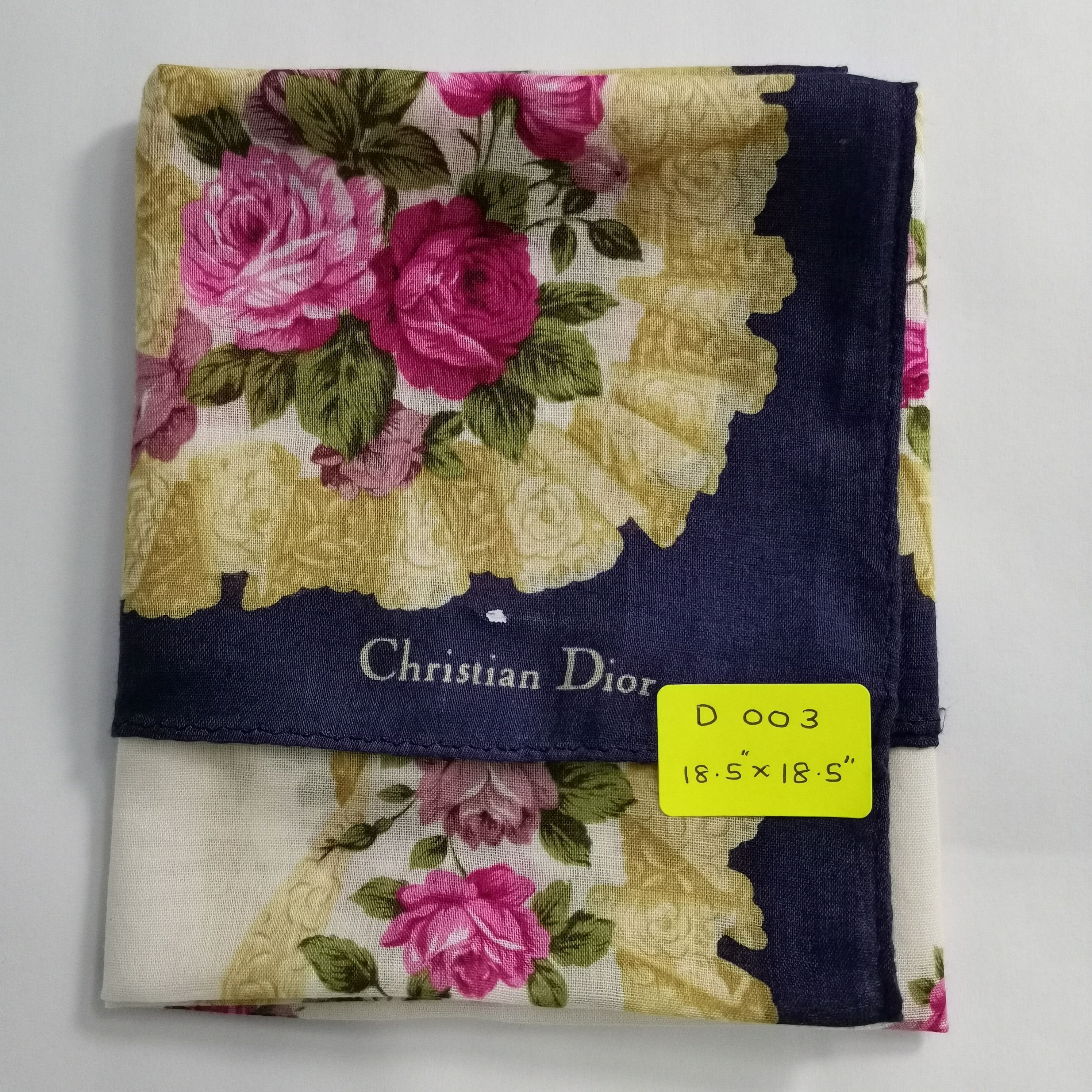 Christian Dior Monsieur CHRISTIAN DIOR HANDKERCHIEF/ NECKERCHIEF/ BANDANA/ SCARF Size ONE SIZE - 6 Thumbnail