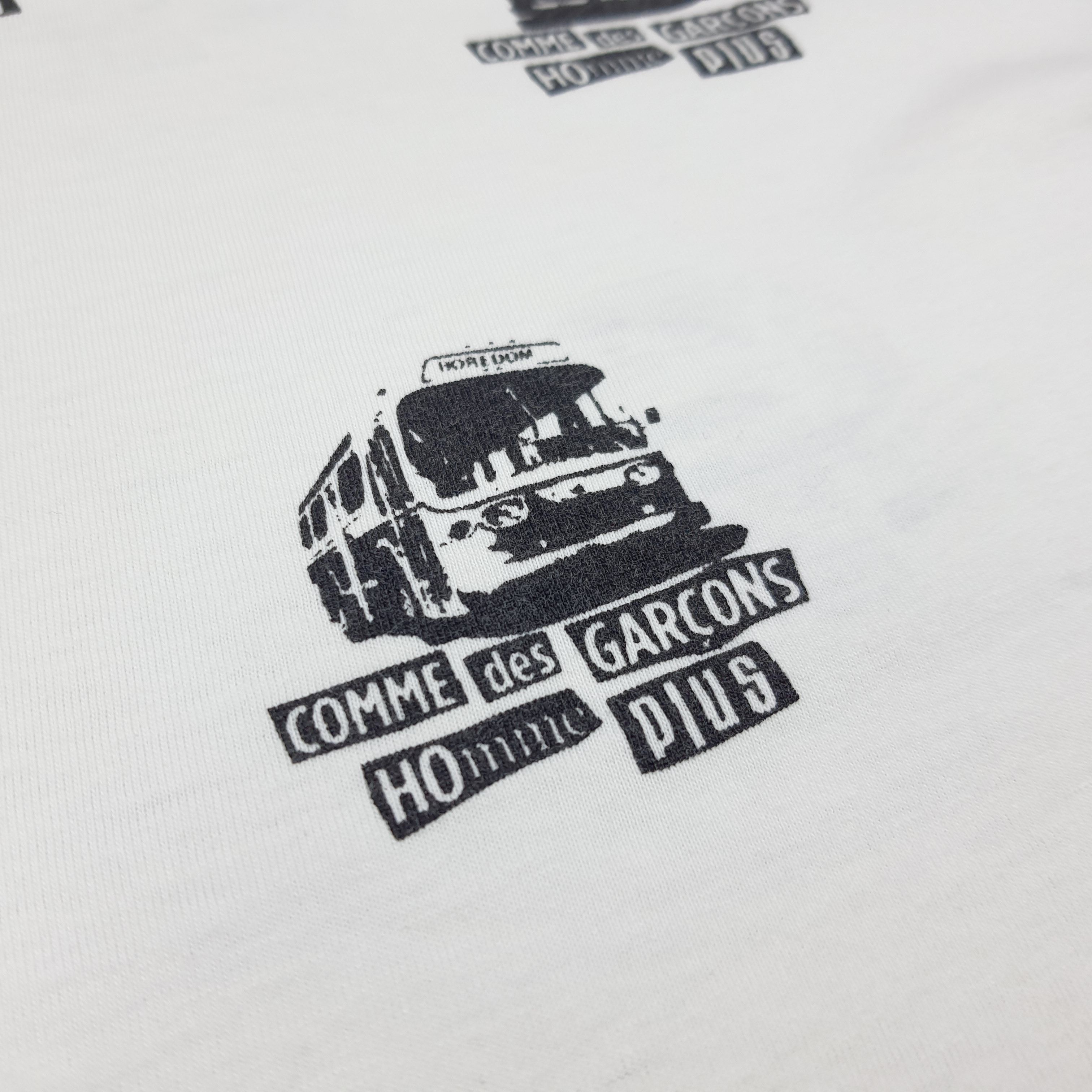 Comme des Garcons Homme Plus Rare Comme des Garcons All Over Bus Graphic Tee C294N48 Size US M / EU 48-50 / 2 - 3 Thumbnail