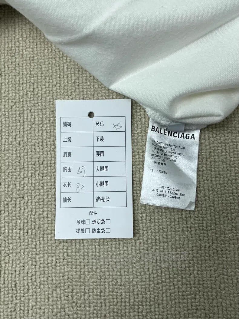 Balenciaga Balenciaga Architectural Letter Print Pattern Round Neck L Size XS / US 0-2 / IT 36-38 - 4 Thumbnail