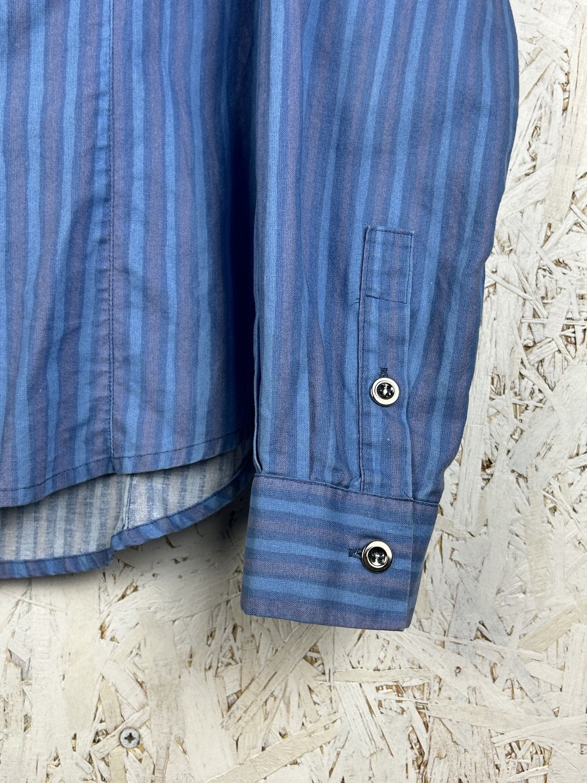 Marimekko Vintage Marimekko Piirainen Jokapoika Metal Striped Shirt M Size M / US 6-8 / IT 42-44 - 3 Thumbnail