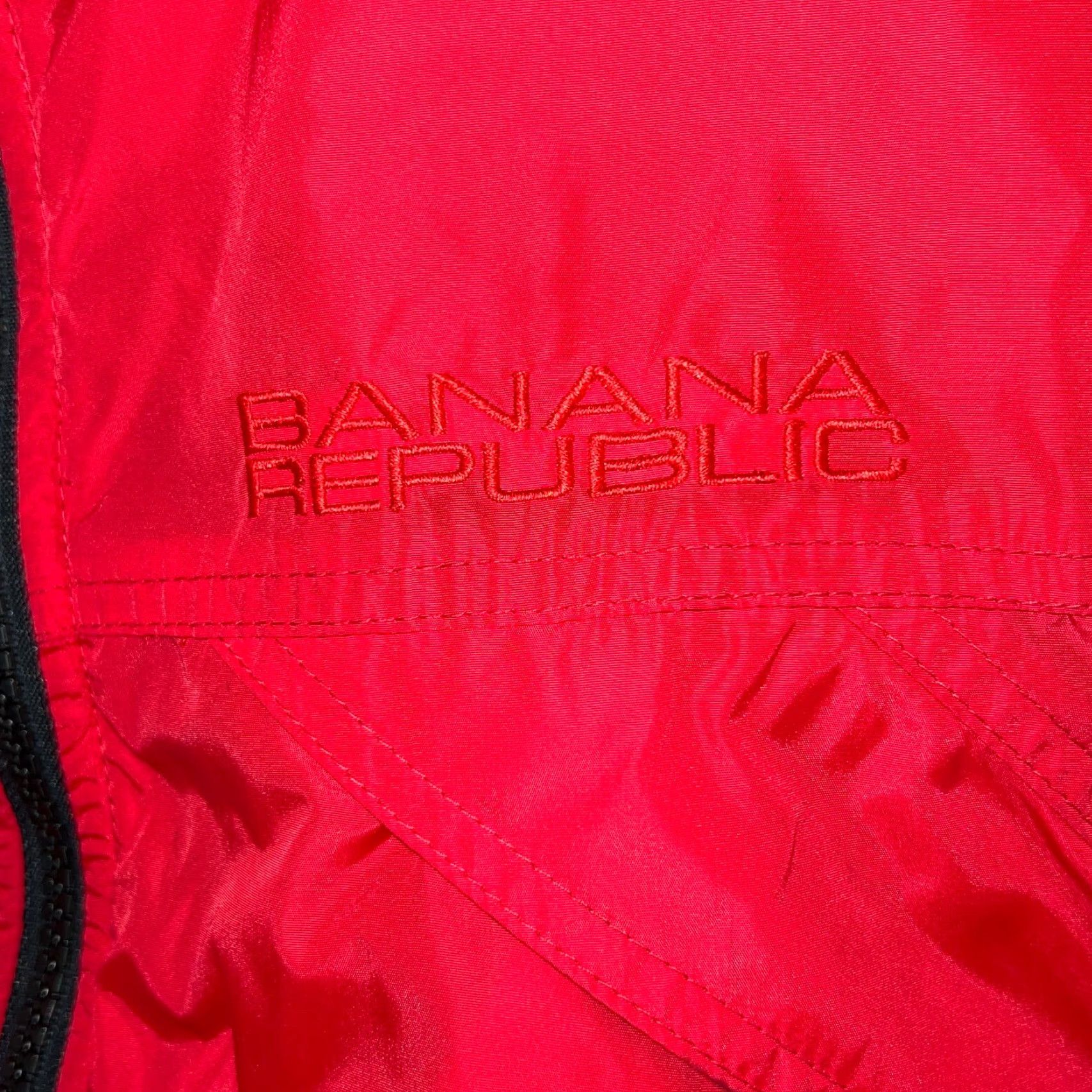 Banana Republic VINTAGE Banana Republic Men’s Reversible Red Nylon Zip Jacket Adults Large Casual 90s Size US L / EU 52-54 / 3 - 4 Thumbnail