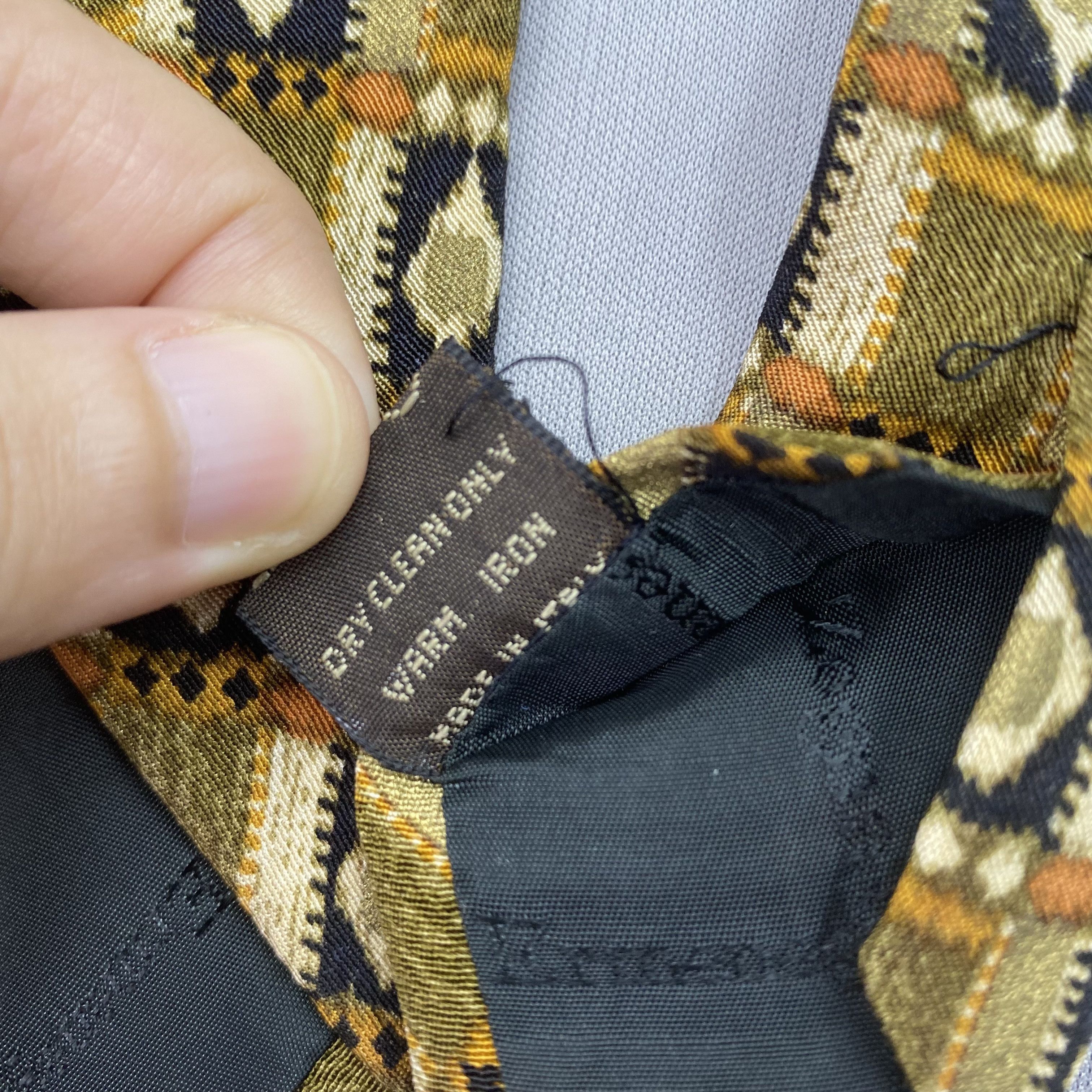 Ermenegildo Zegna Vintage Ermenegildo Zegna SILK Necktie Cravate Pure Silk Size ONE SIZE - 7 Thumbnail