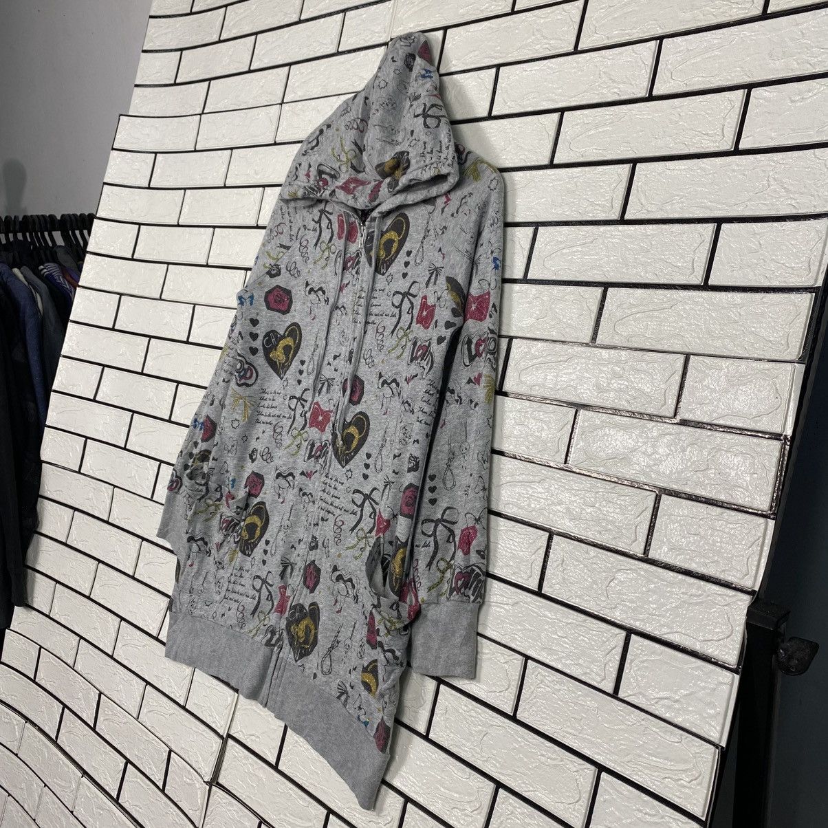 Hysteric Glamour 📌Hoodie Zipper Scolar Full Print Size US M / EU 48-50 / 2 - 3 Thumbnail