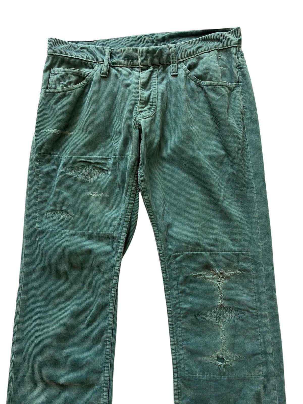 Pledge JAPANESE BRAND PLEDGE DISTRESSED CORDUROY PANTS Size US 32 / EU 48 - 3 Thumbnail