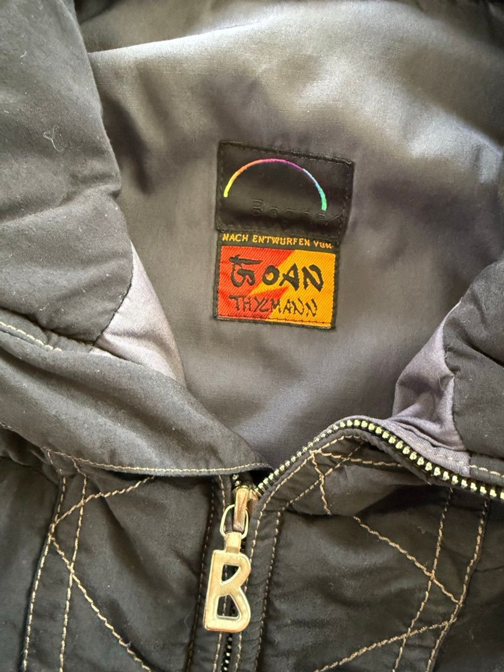 Bogner Vintage Bogner Black Sled Team Jacket L with Embroidery Size US L / EU 52-54 / 3 - 6 Thumbnail