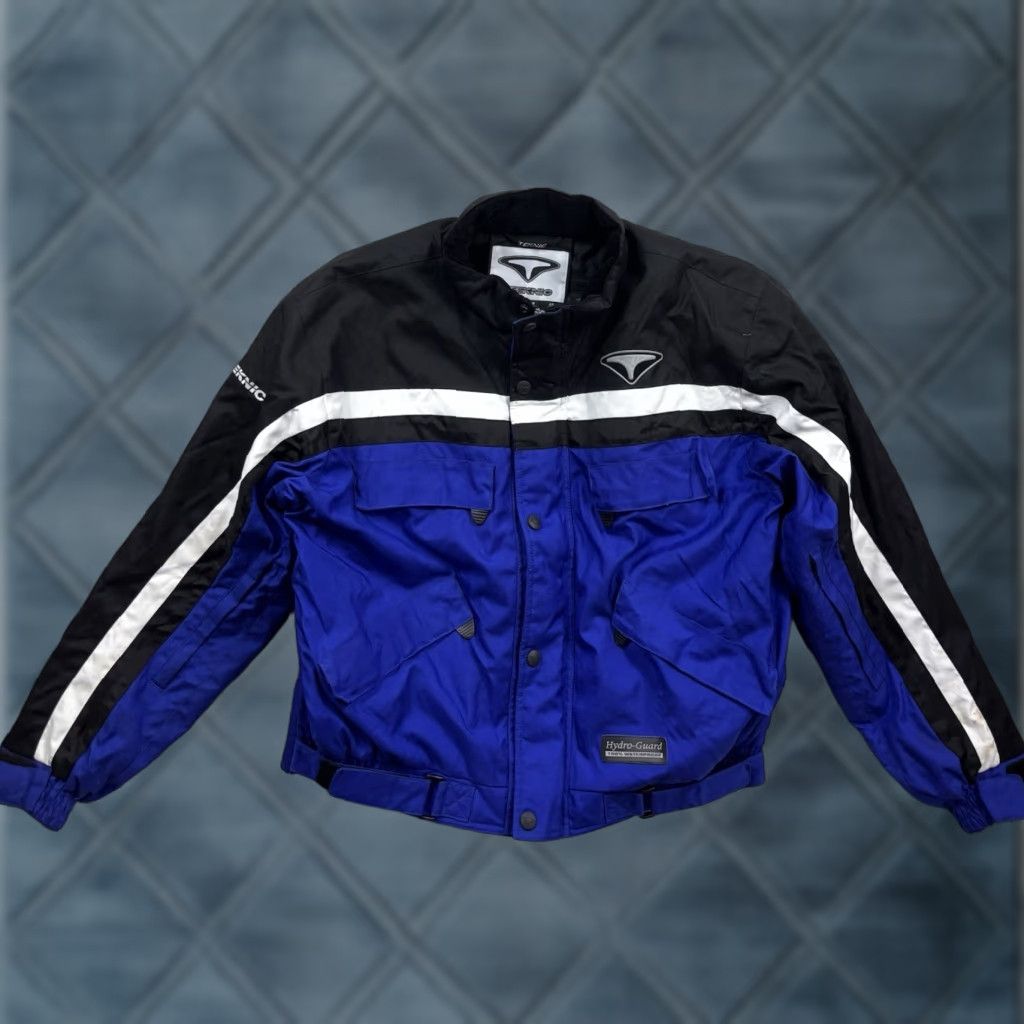 Vintage Teknic Men's Blue Motorcycle Heavy Duty Windproof Armor Liner Jacket 48/58 Size US M / EU 48-50 / 2 - 1 Thumbnail