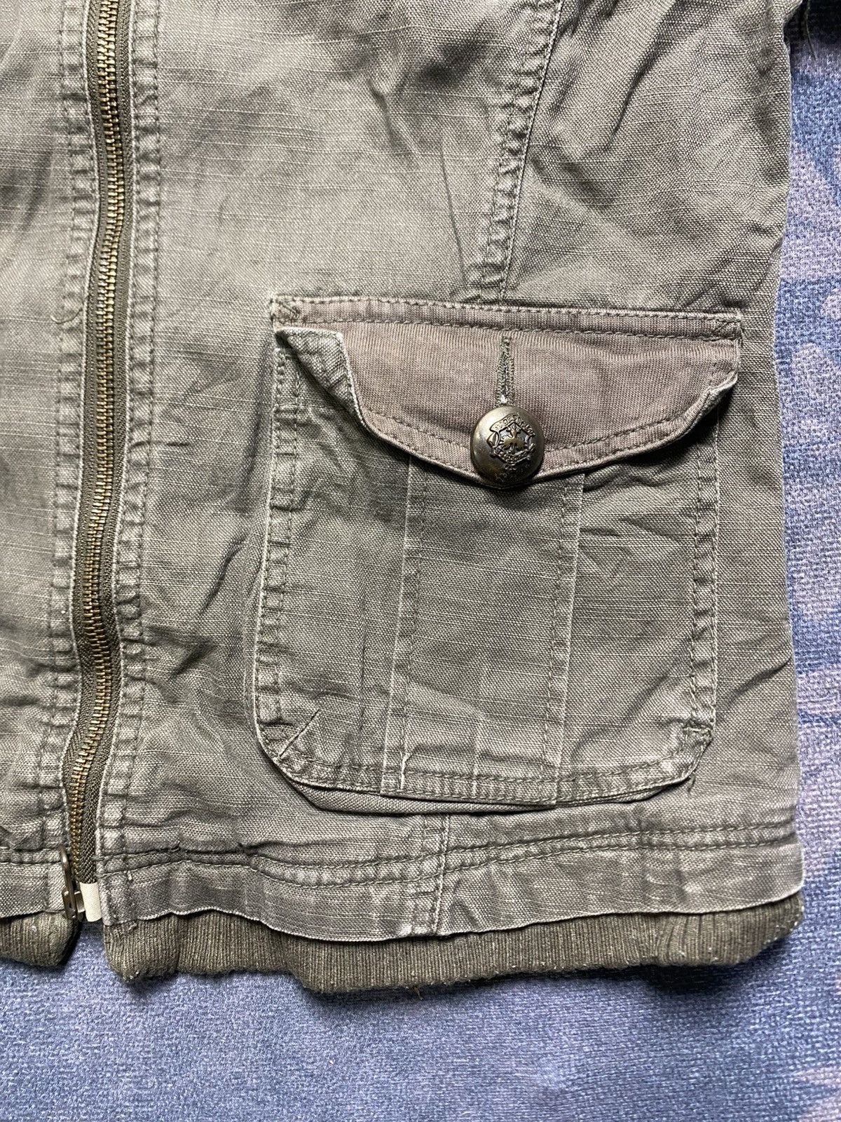 Vintage VINTAGE BACK NUMBER TACTICAL JACKET MILITARY TROOP Size US S / EU 44-46 / 1 - 5 Thumbnail