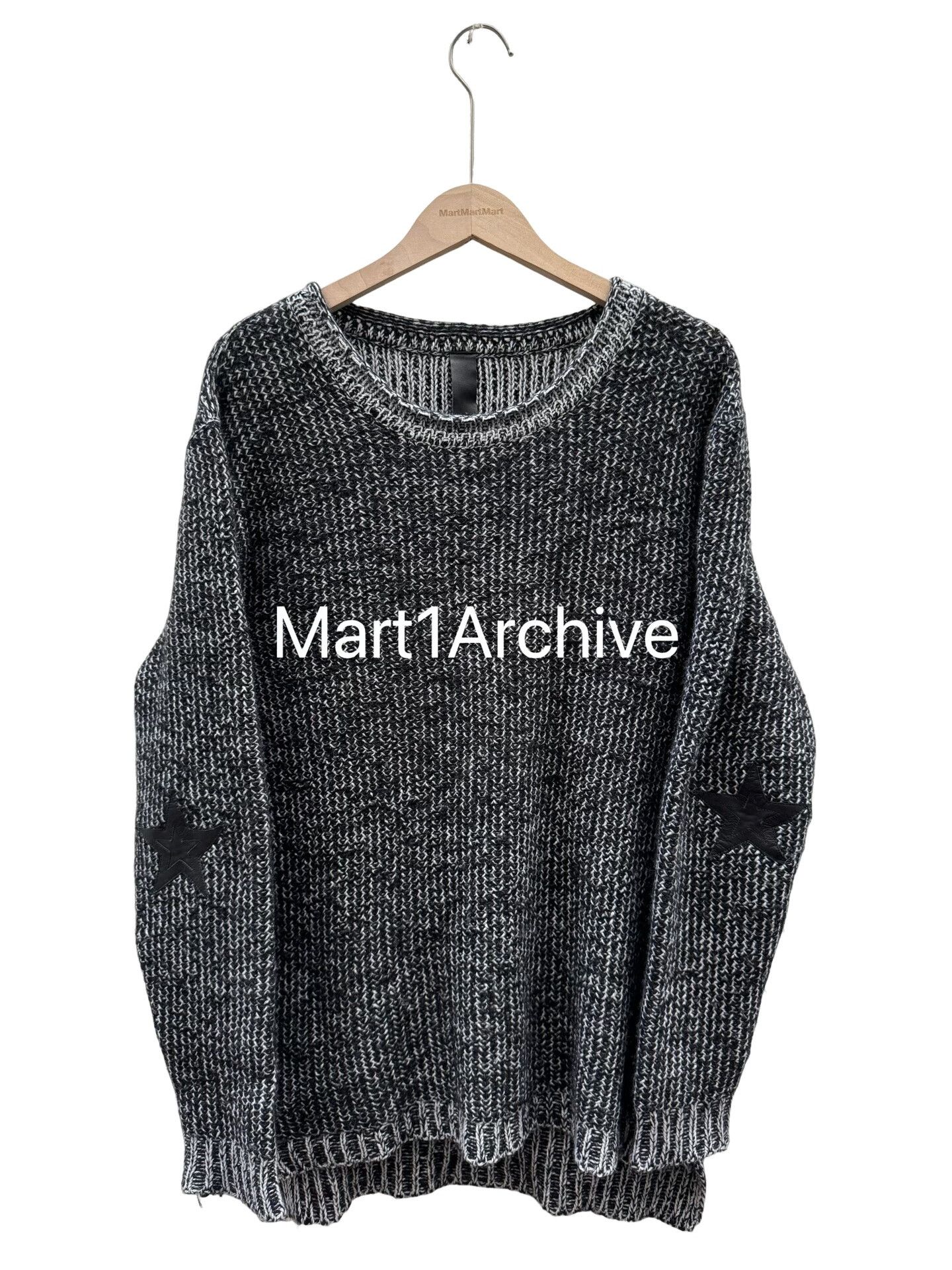 Chrome Hearts Chrome Hearts Leather Star Cashmere Sweater Size M Size US M / EU 48-50 / 2 - 1 Thumbnail