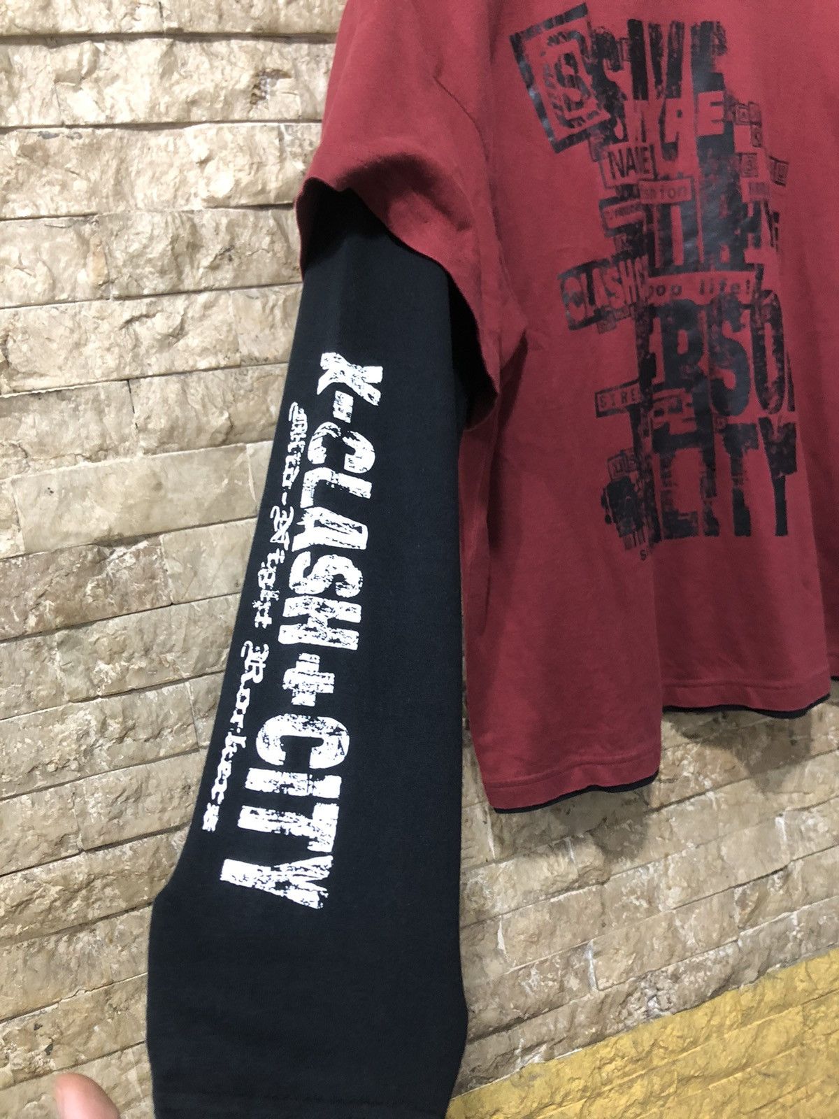 14th Addiction Y2K Double Layer Mind Games Poem Long Sleeve Size US M / EU 48-50 / 2 - 2 Thumbnail