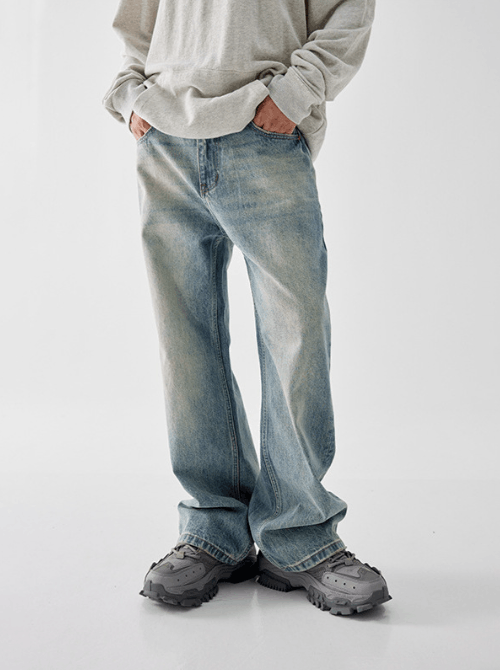 Japanese Brand × Jean Retro trendy washed hip-hop jeans y2k Size US 32 / EU 48 - 1 Thumbnail