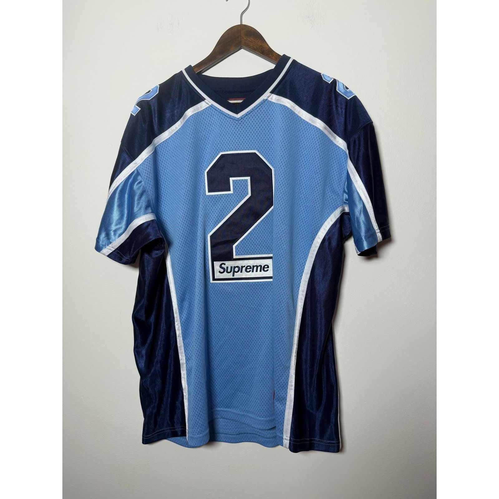 Supreme Supreme Bandana Football Jersey in Blue | Grailed
