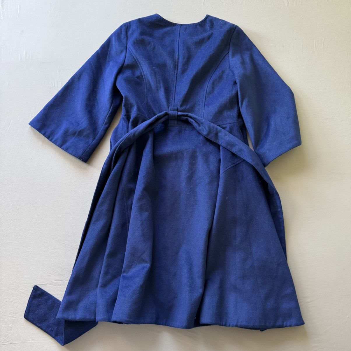 Other Vintage Aoyama Itchome A-Line Wool Style Overcoat Size S / US 4 / IT 40 - 2 Thumbnail