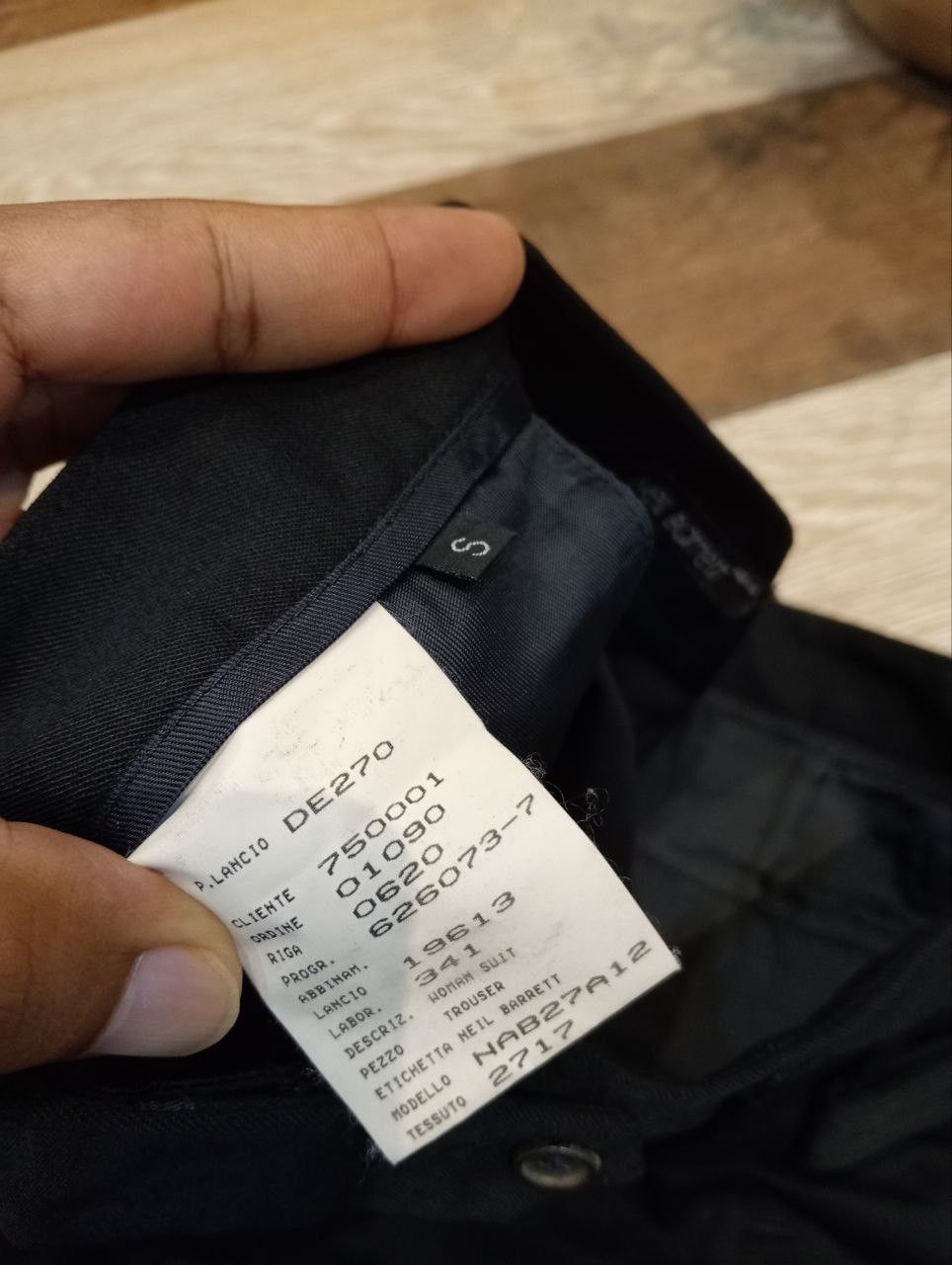 Neil Barrett NEIL BARRETT WOMAN SUIT TROUSER PANTS - SIZE S BLACK Size 32" / US 10 / IT 46 - 8 Thumbnail