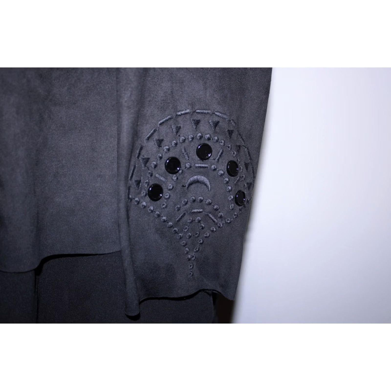 Desigual Desigual Womens Black Cardigan Jumper Size 44 V-Neck Knit Wrap Jacket Womens 44 Black Size ONE SIZE - 2 Thumbnail