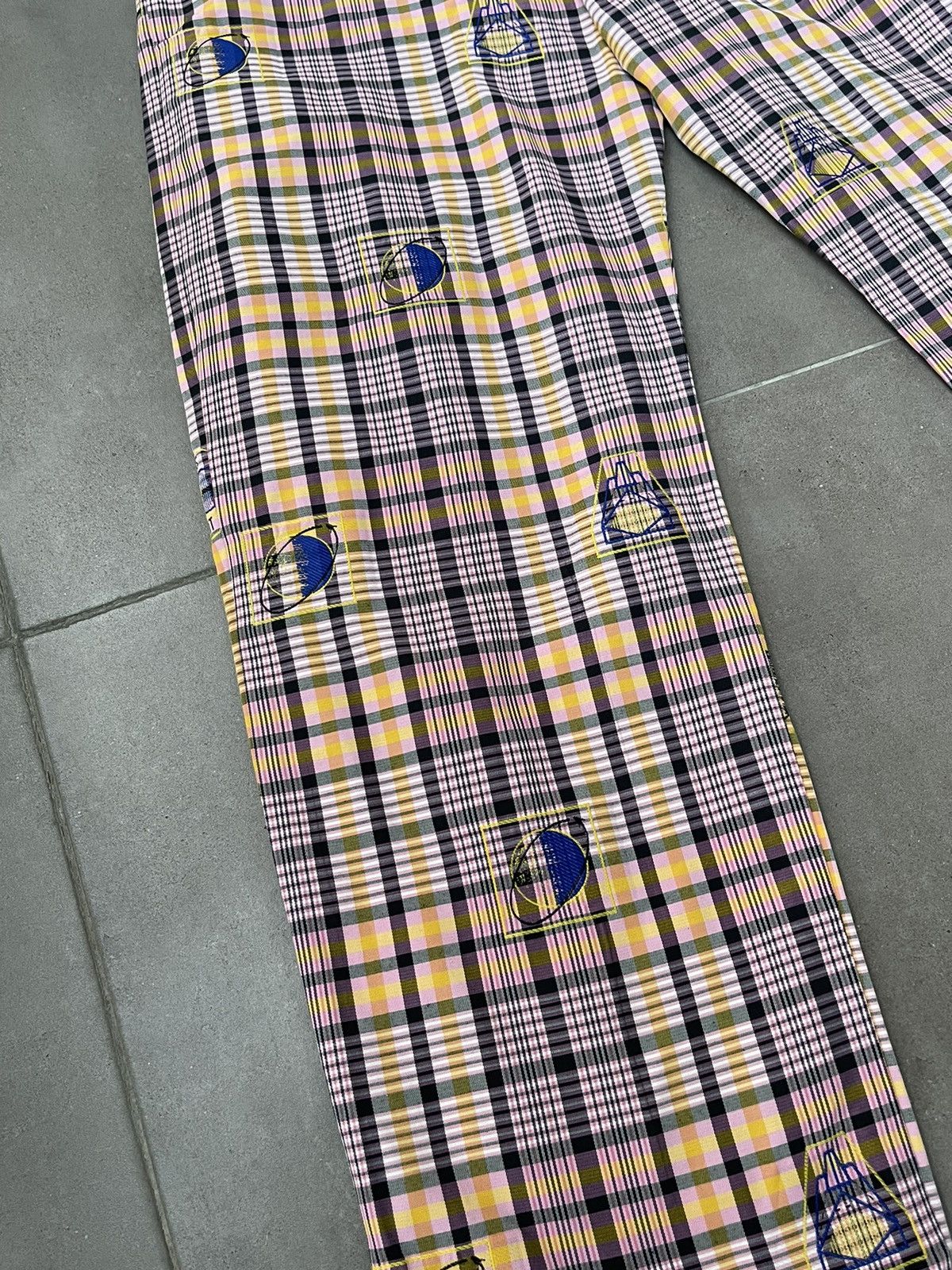 Henrik Vibskov !DS! AW22 Henrik Vibskov Orion Space Checks Casual Pants Size US 32 / EU 48 - 18 Thumbnail
