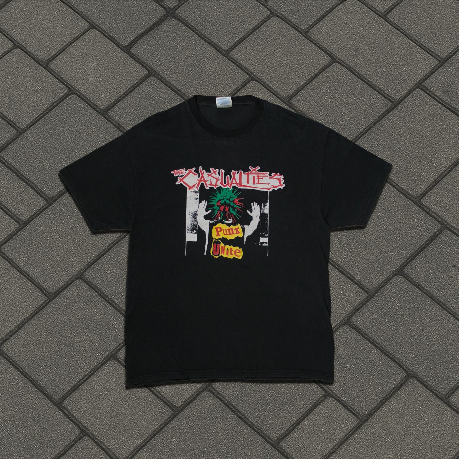 Vintage The Casualties Punx Unite Tee Size US M / EU 48-50 / 2 - 1 Thumbnail