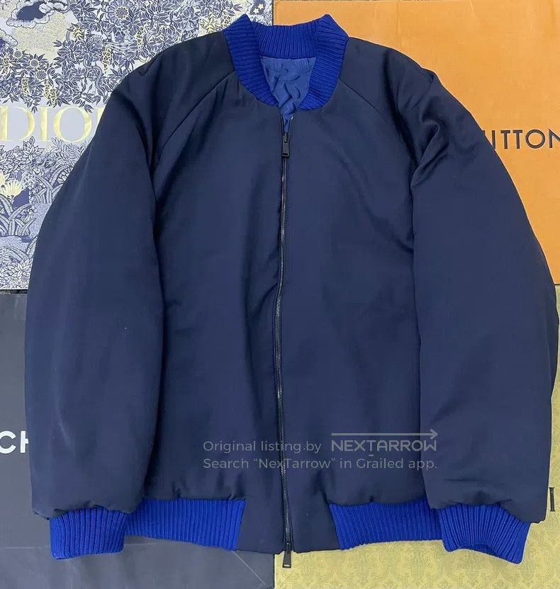 Fendi Fendi Blue Double-Sided Cotton Jacket, One Side Glossy and Size US L / EU 52-54 / 3 - 2 Thumbnail