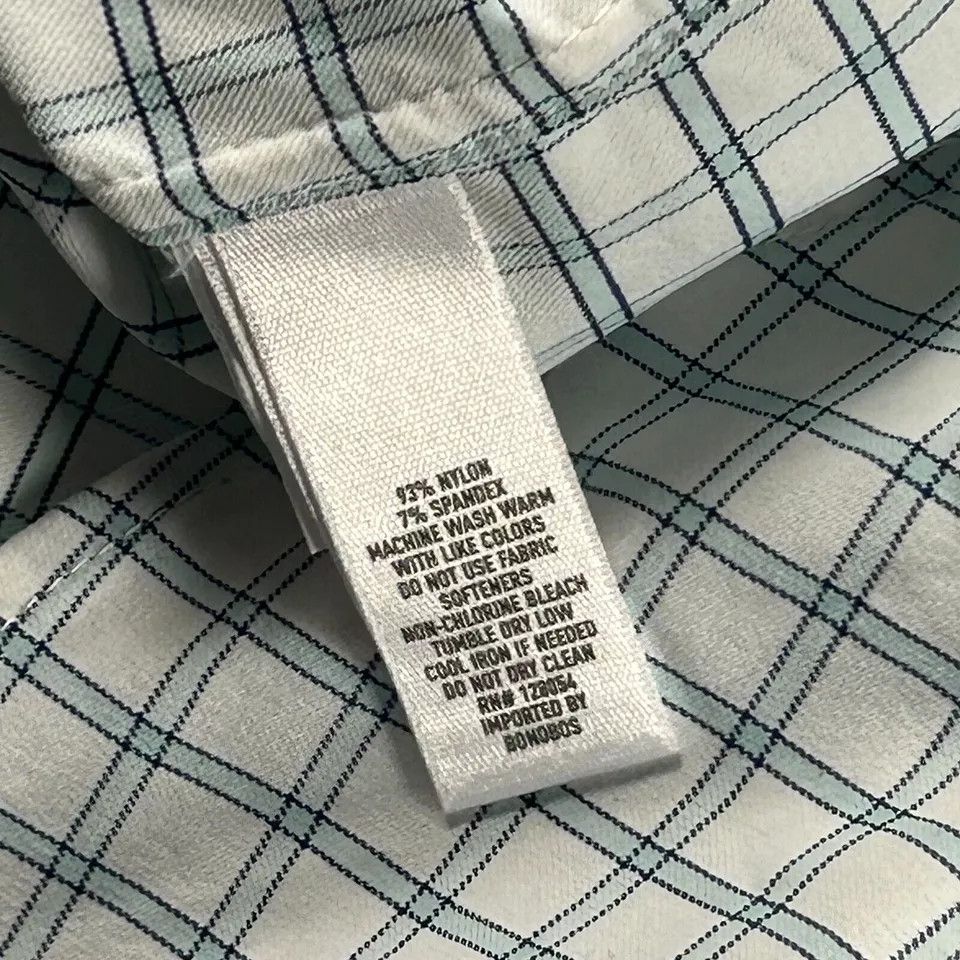 Bonobos Bonobos Shirt Mens XXL Check 2XL Athletic Fit Stretch Size US XXL / EU 58 / 5 - 6 Thumbnail