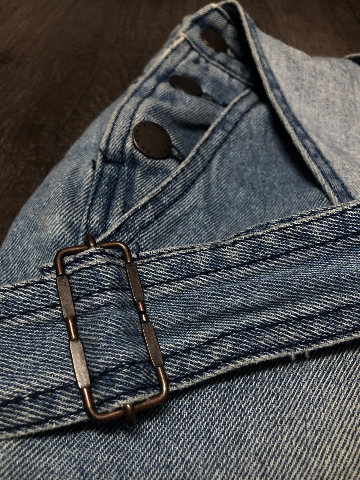 GU × Japanese Brand GU OVERALL DISTRESSED DENIM UNISEX Size US 32 / EU 48 - 15 Thumbnail