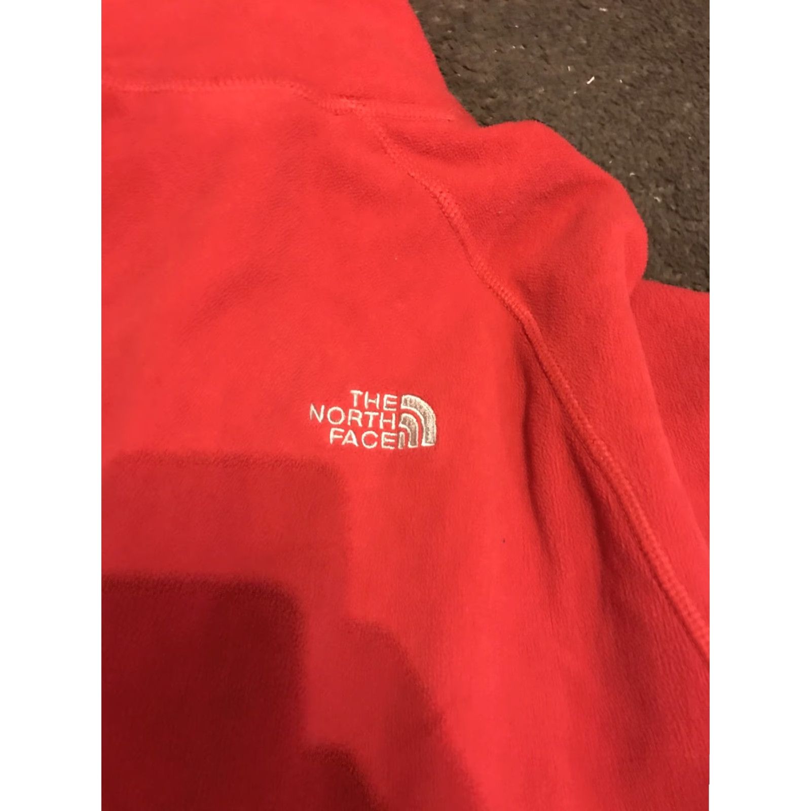 The North Face The North Face Red Pullover Fleece Sweater Mens Size L 1/4 Zip Shirt/Top Size US L / EU 52-54 / 3 - 6 Thumbnail
