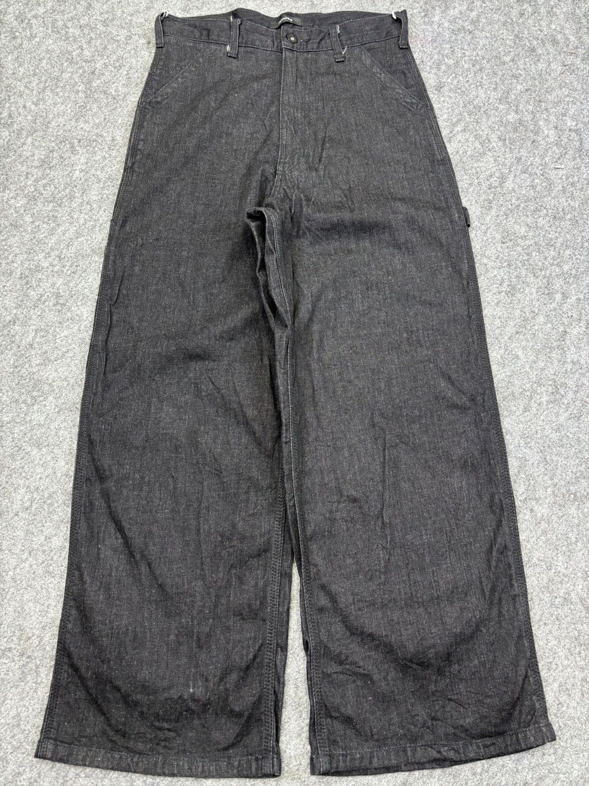 Japanese Brand Wide Baggy Jeanasis Carpenter Pant F853 Size US 28 / EU 44 - 15 Thumbnail