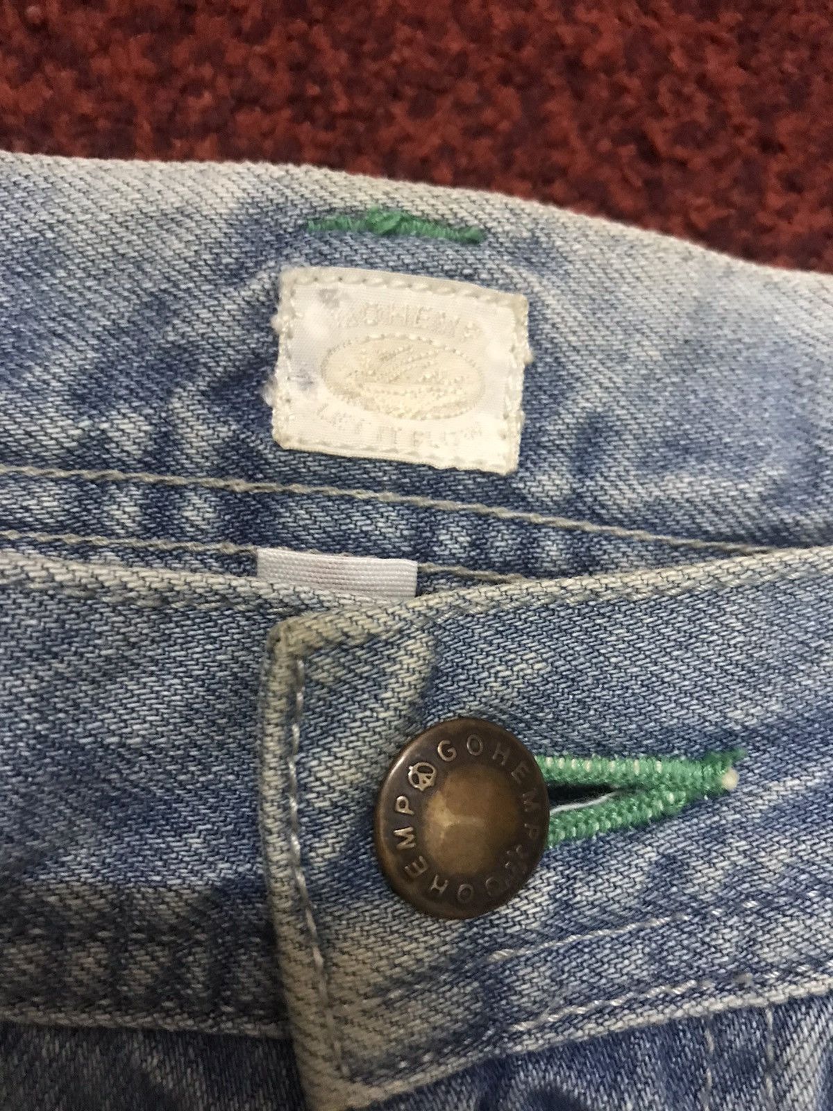 Japanese Brand GO HEMP Japan Archival Gardener Jeans Size US 29 - 6 Thumbnail
